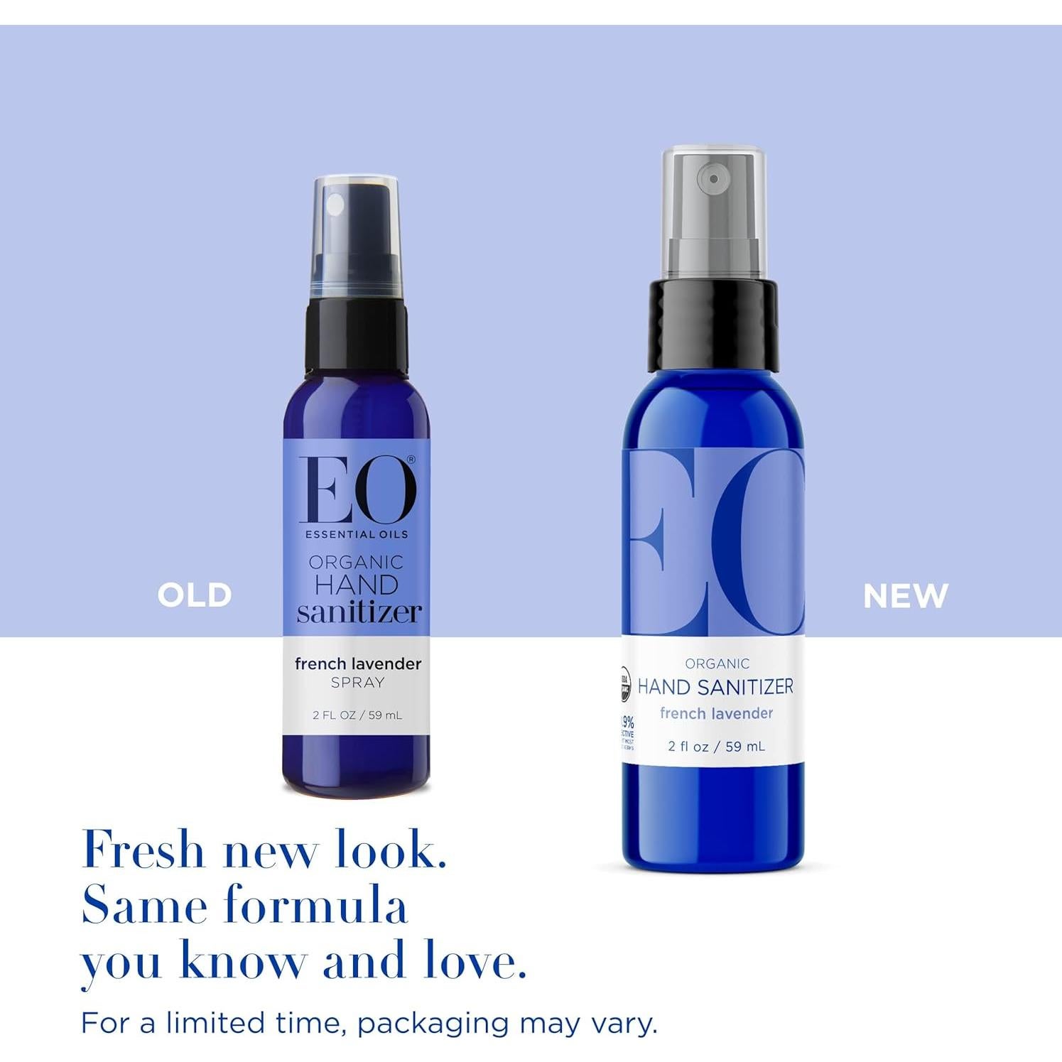 Spray Desinfectante de Manos Orgánico EO Lavanda 6x60ml