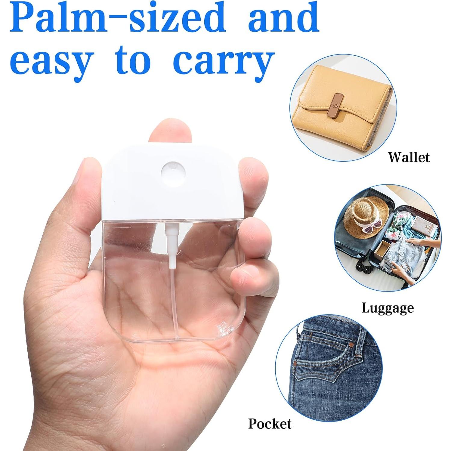 Set de 6 Botellas de Spray Transparentes Rimoev 38 ml