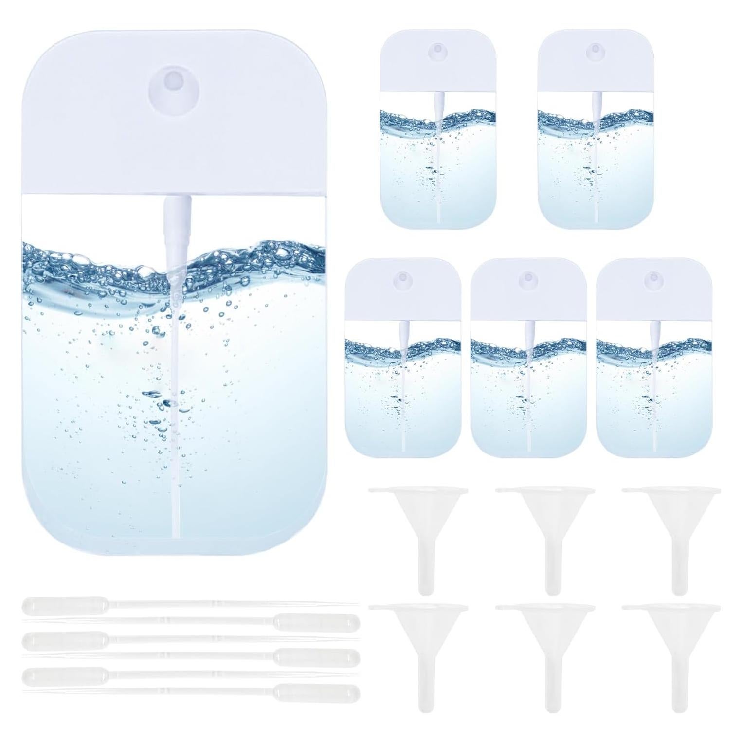 Paquete de 6 Botellas de Spray VIEKIER 50ml Transparentes