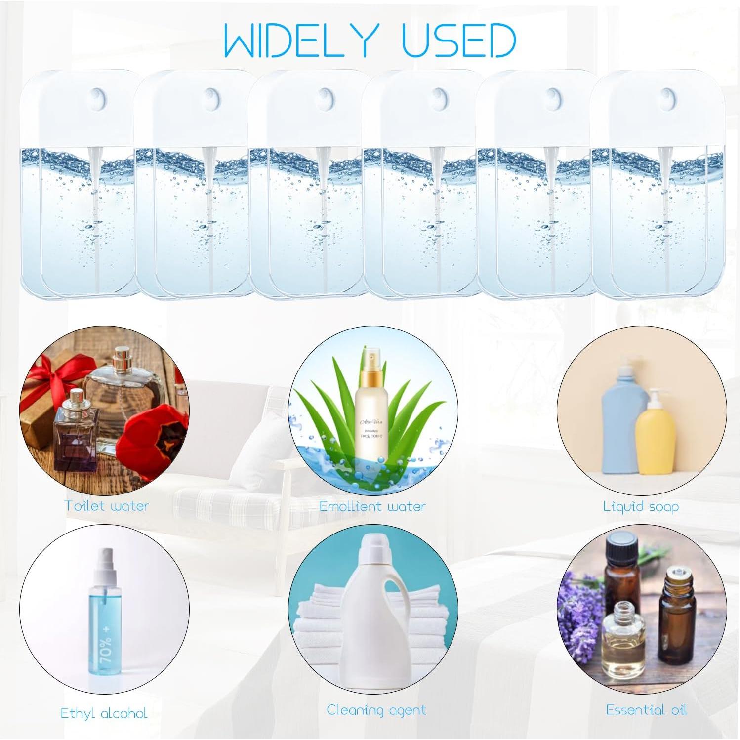 Paquete de 6 Botellas de Spray VIEKIER 50ml Transparentes