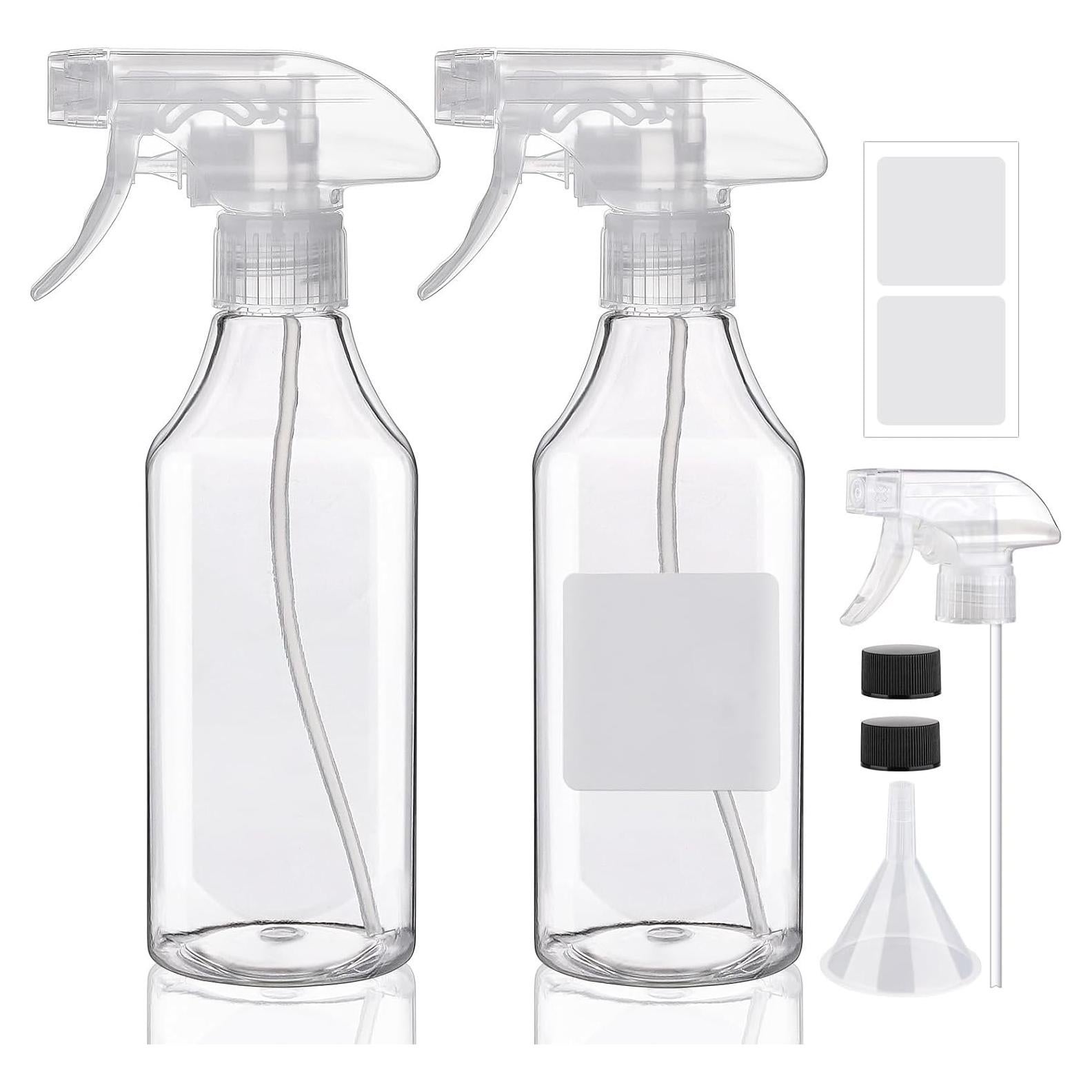 Botellas de Spray Plásticas Hethyo 500ml 2 Unidades Reutilizables