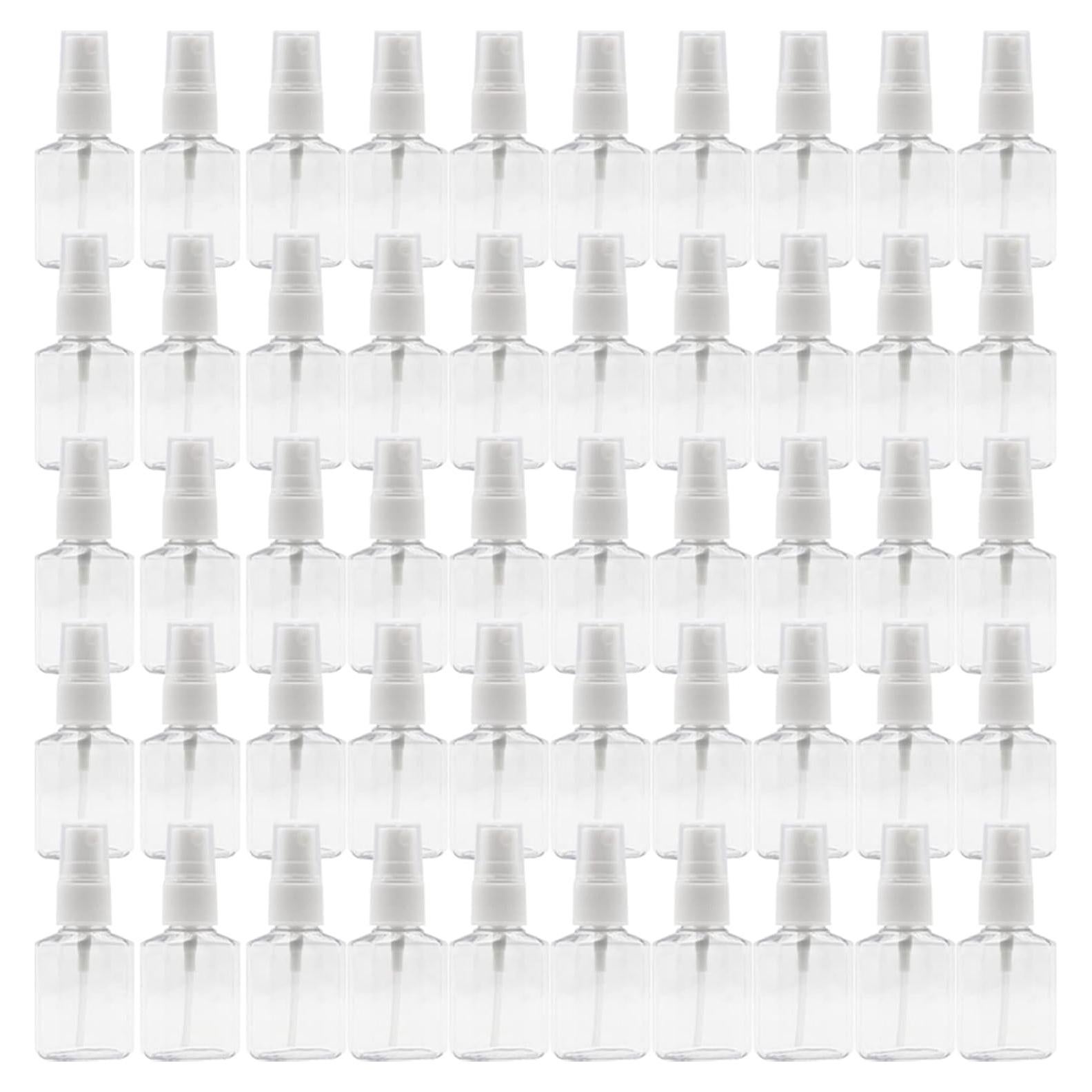 Paquete de 50 botellas de spray mini Vinsencoo 30ml claras