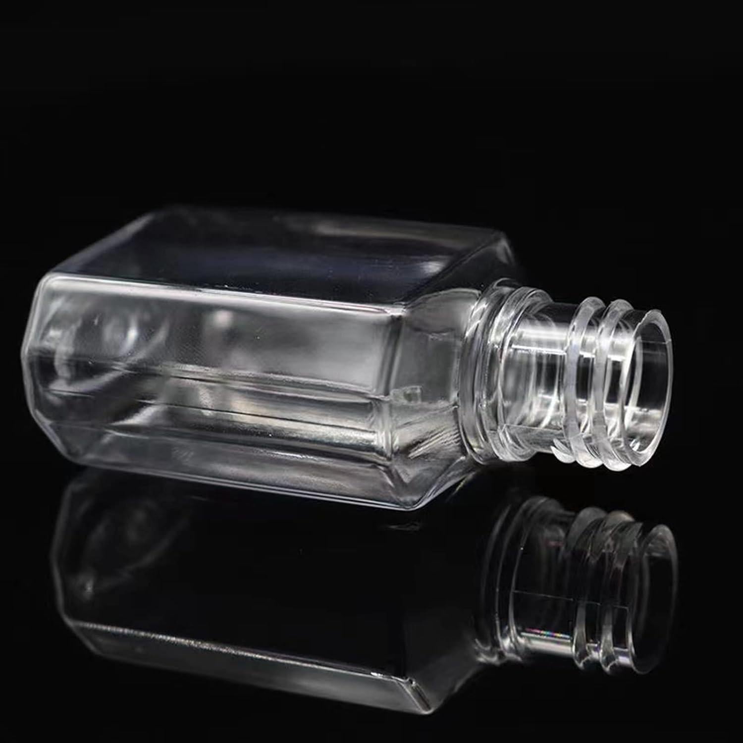 Paquete de 50 botellas de spray mini Vinsencoo 30ml claras