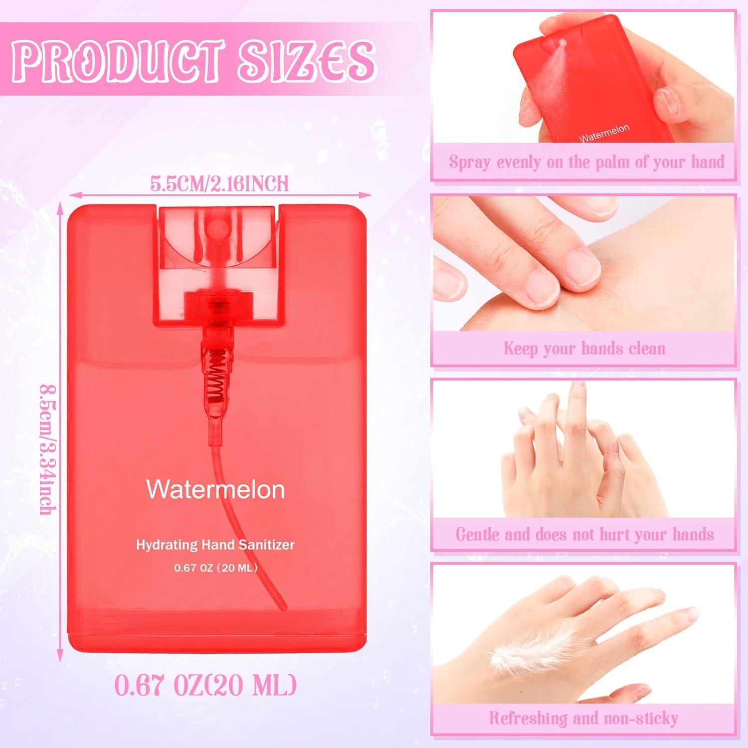 3 Sprays Desinfectantes de Manos Viaje Dansib 20 ml Aroma Frutal