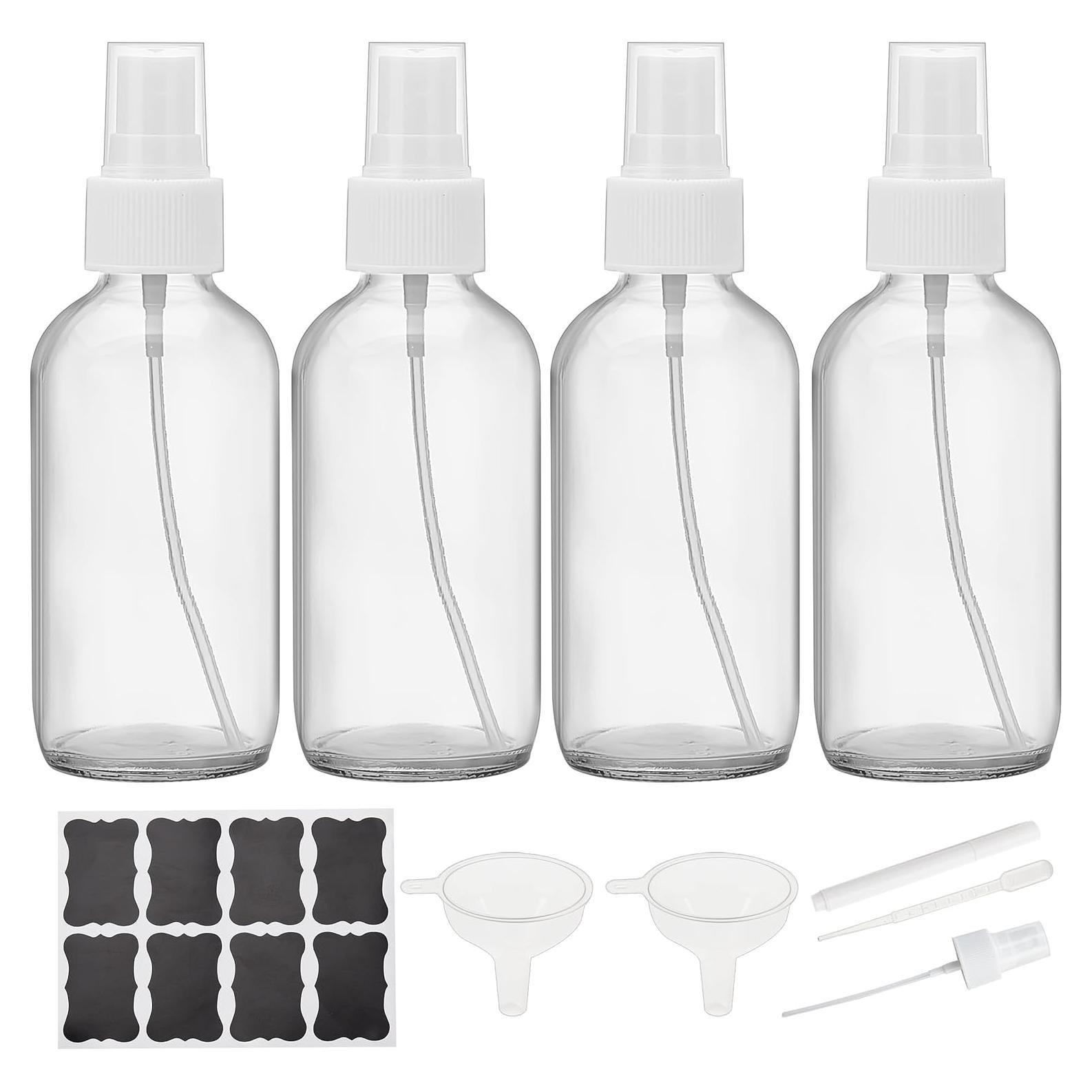 Botellas de Spray de Vidrio Bastelica 118 ml - Paquete de 4