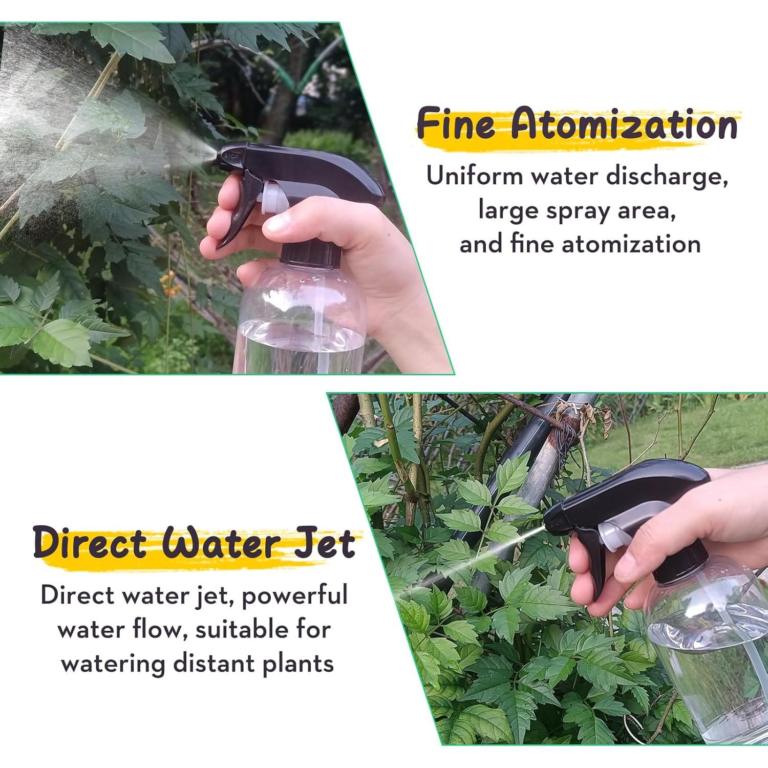 Botellas de Spray Bynccea 300ml Recargables Ajustables - 2 Piezas