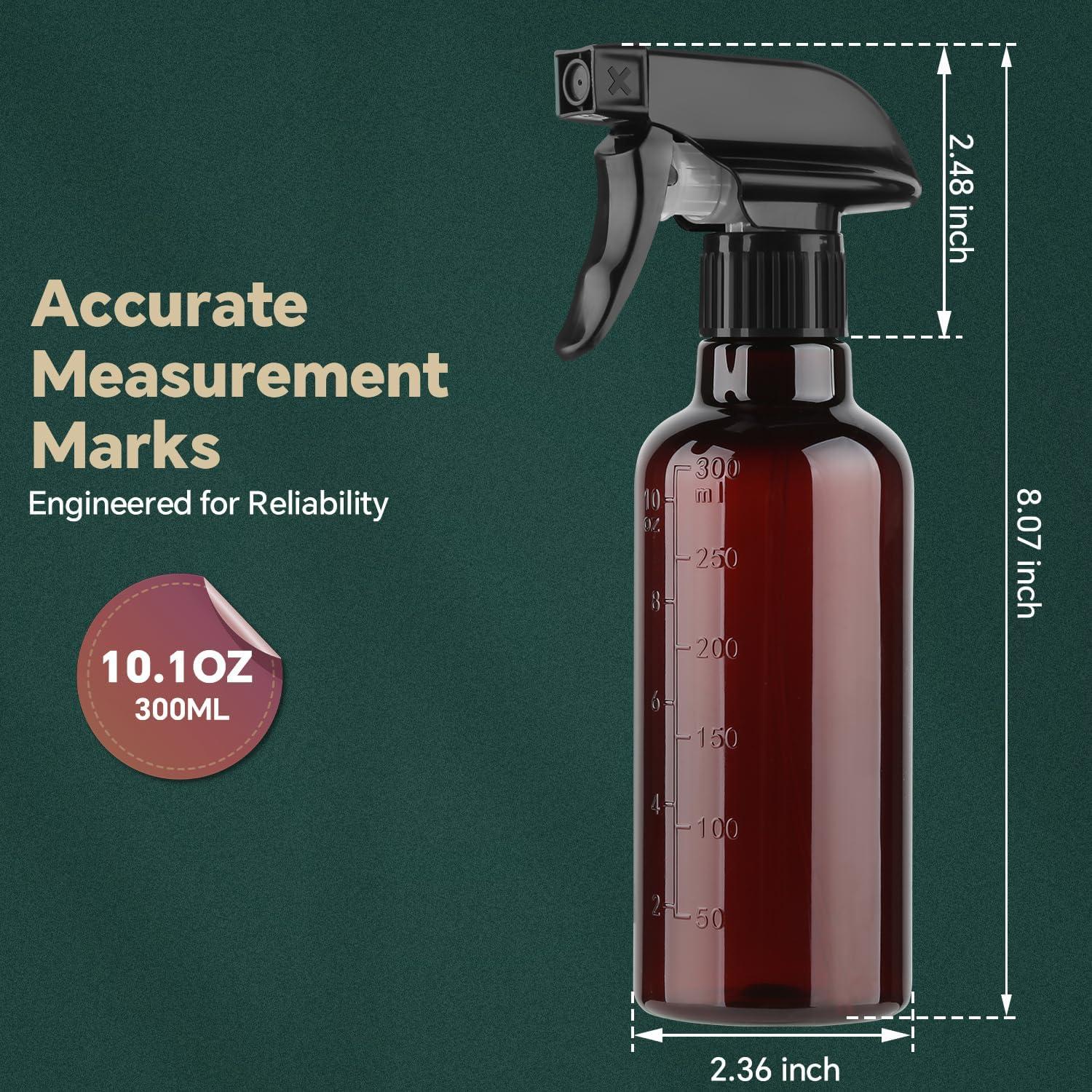 Botellas de Spray TTTred 10 oz A Prueba de Fugas - 2 Paquete