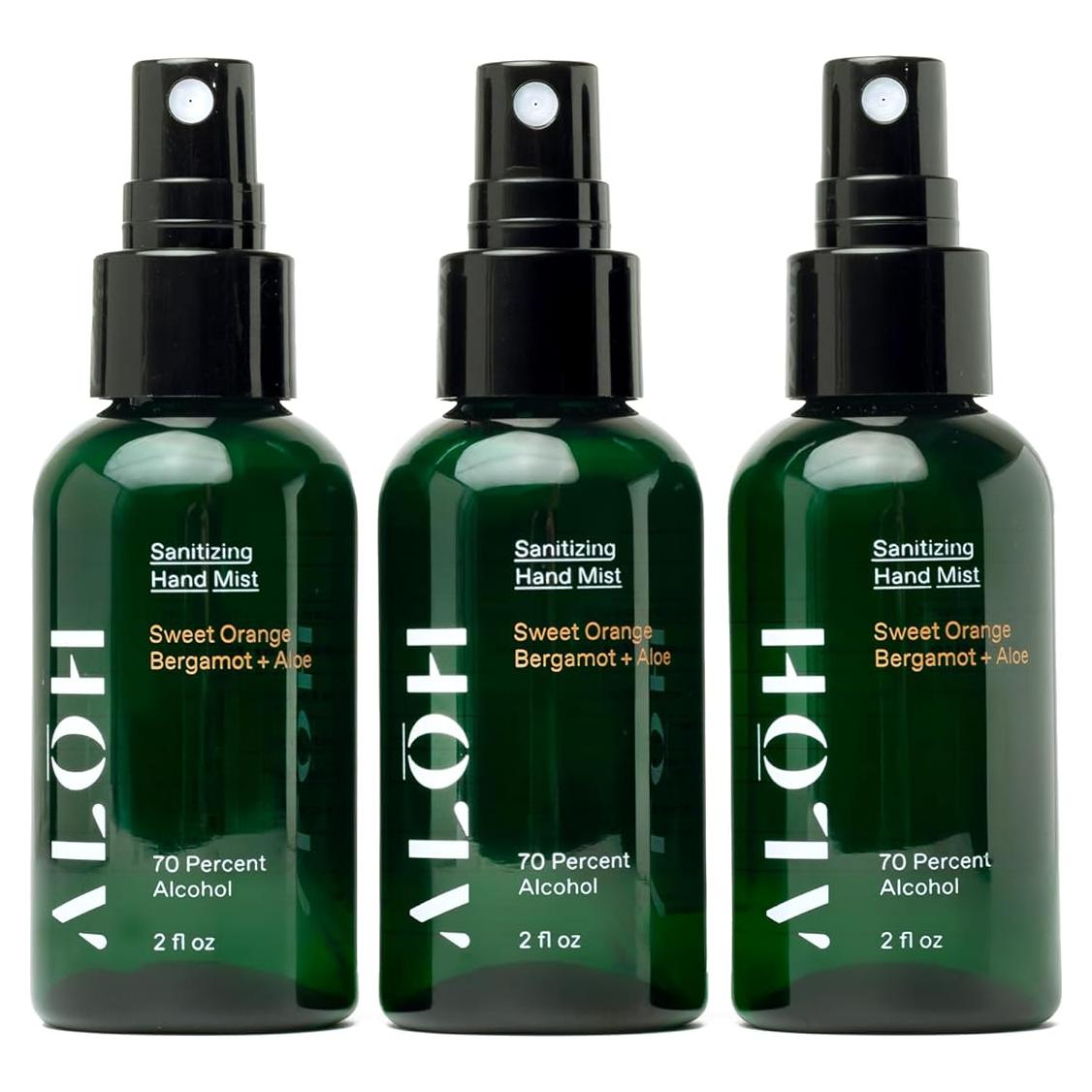 Desinfectante de Manos ALO 3-pack 70% Alcohol 2oz Naranja Bergamota