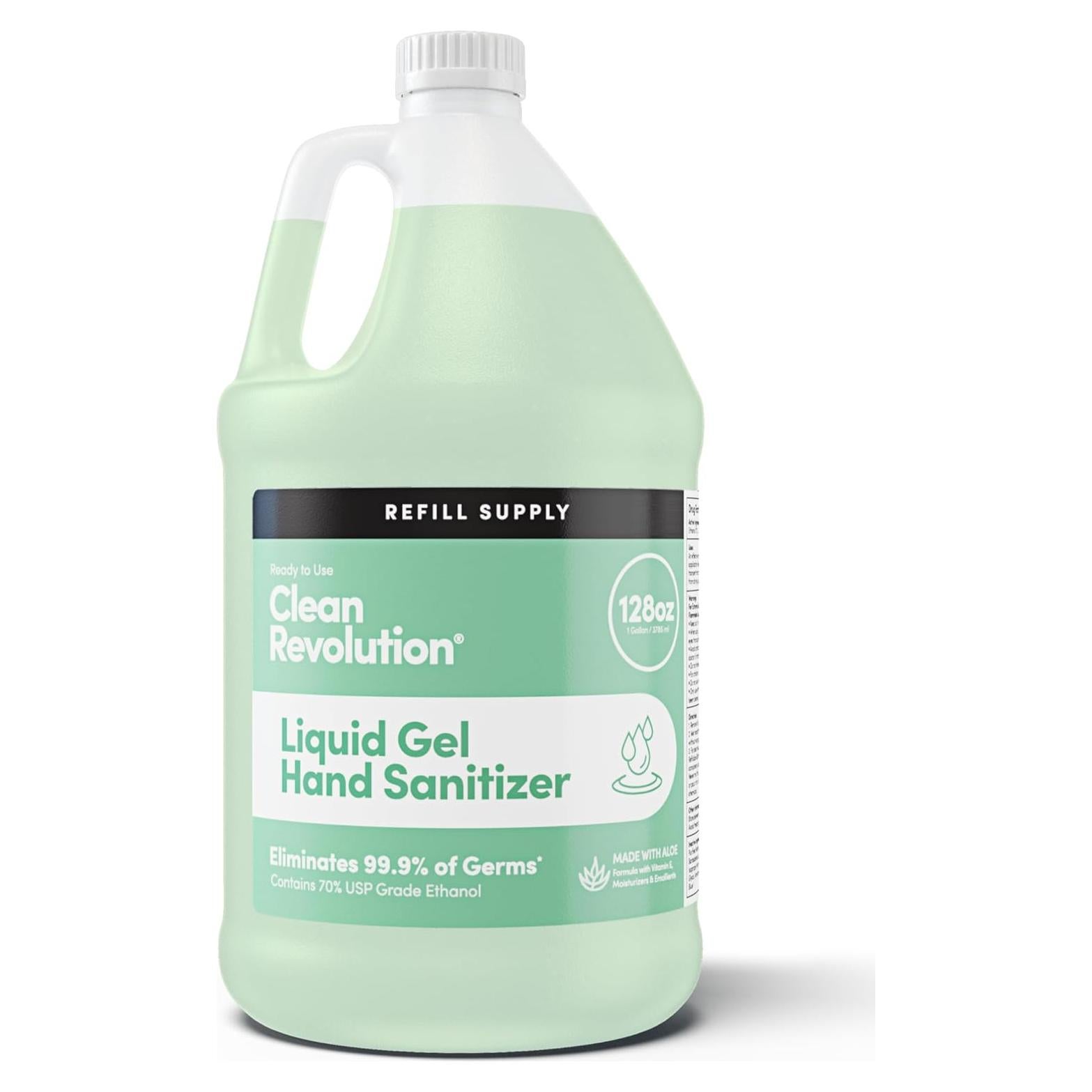 Gel Desinfectante de Manos Clean Revolution 3.78 L con Aloe