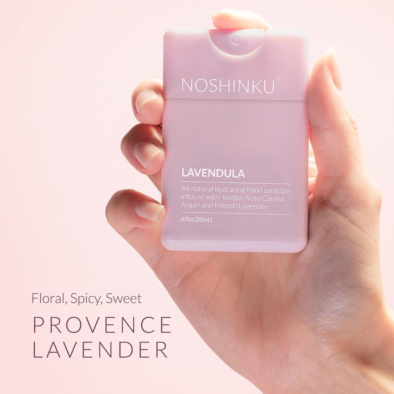 Kit de Recarga Desinfectante de Manos Noshinku Lavanda 70% Alcohol