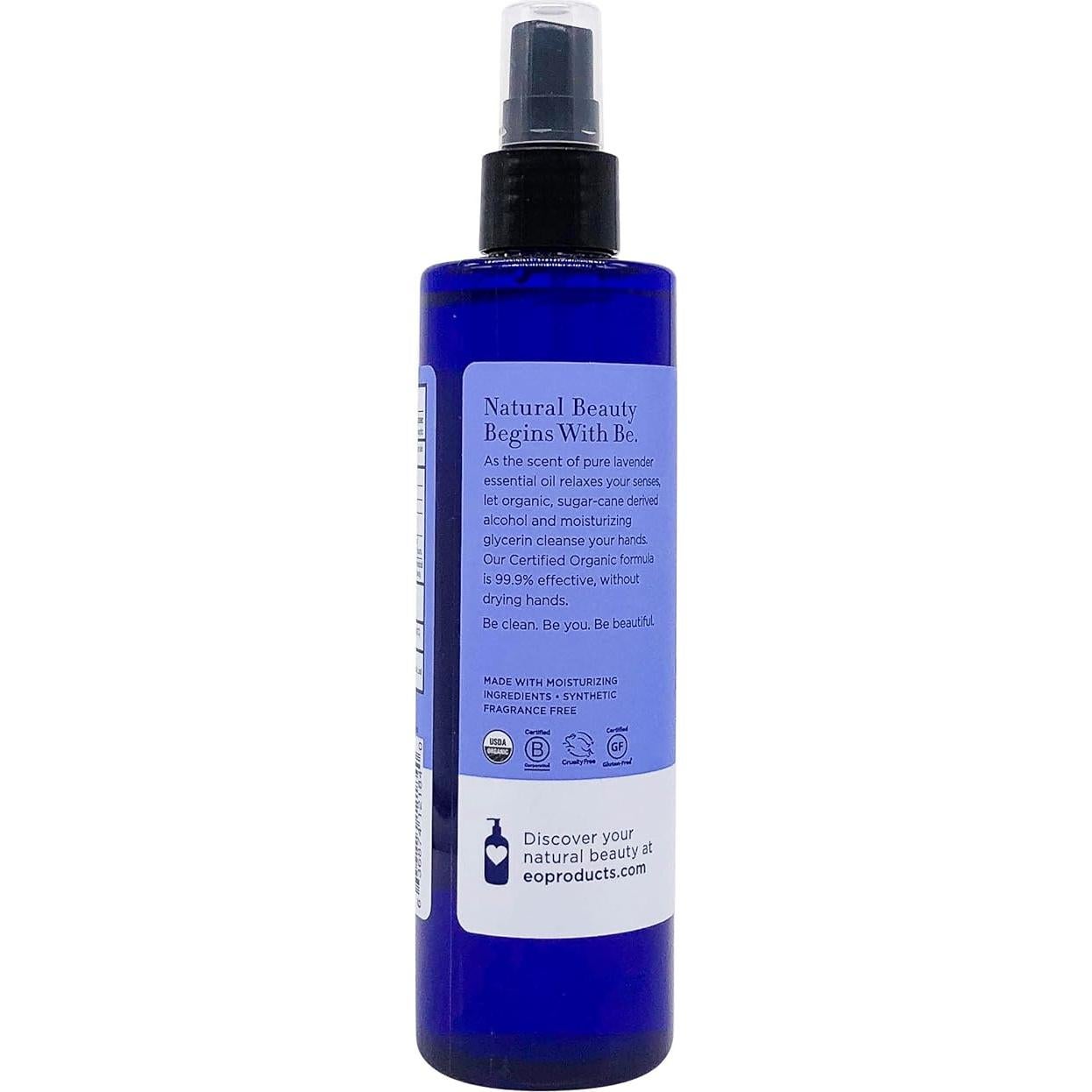 Desinfectante de Manos Spray EO Lavanda Orgánica 226.8 ML