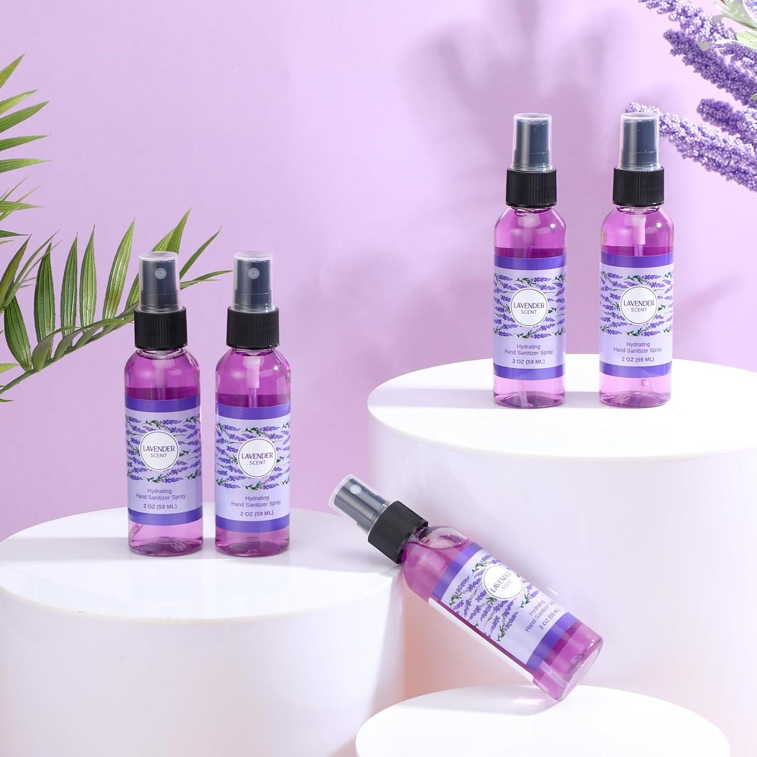 6 Sprays Desinfectantes para Manos Lavanda Dansib 59 ml