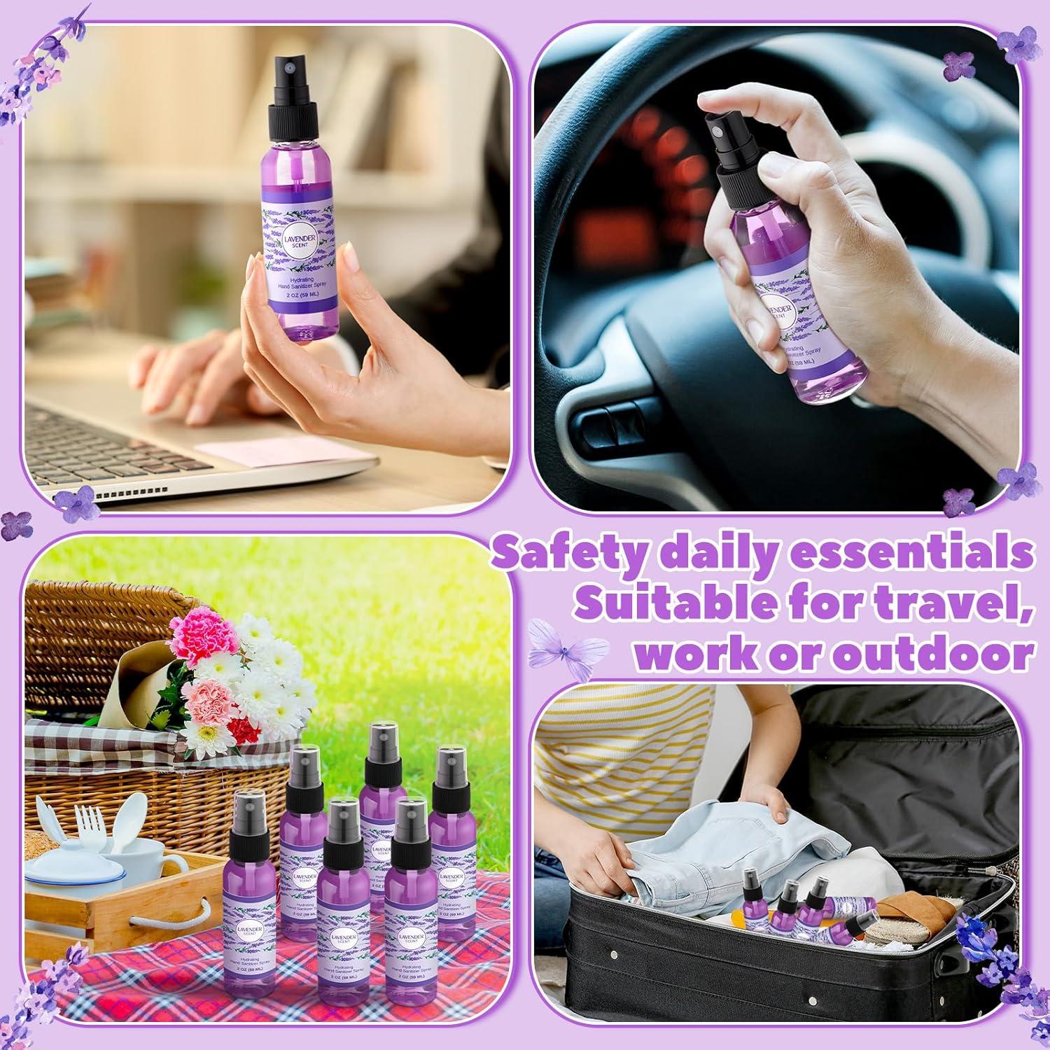 6 Sprays Desinfectantes para Manos Lavanda Dansib 59 ml