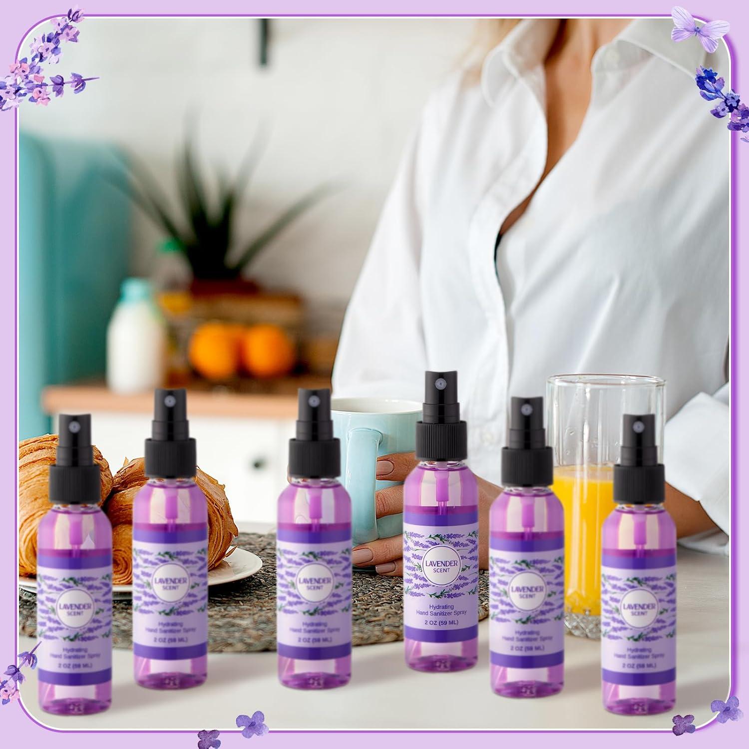 6 Sprays Desinfectantes para Manos Lavanda Dansib 59 ml