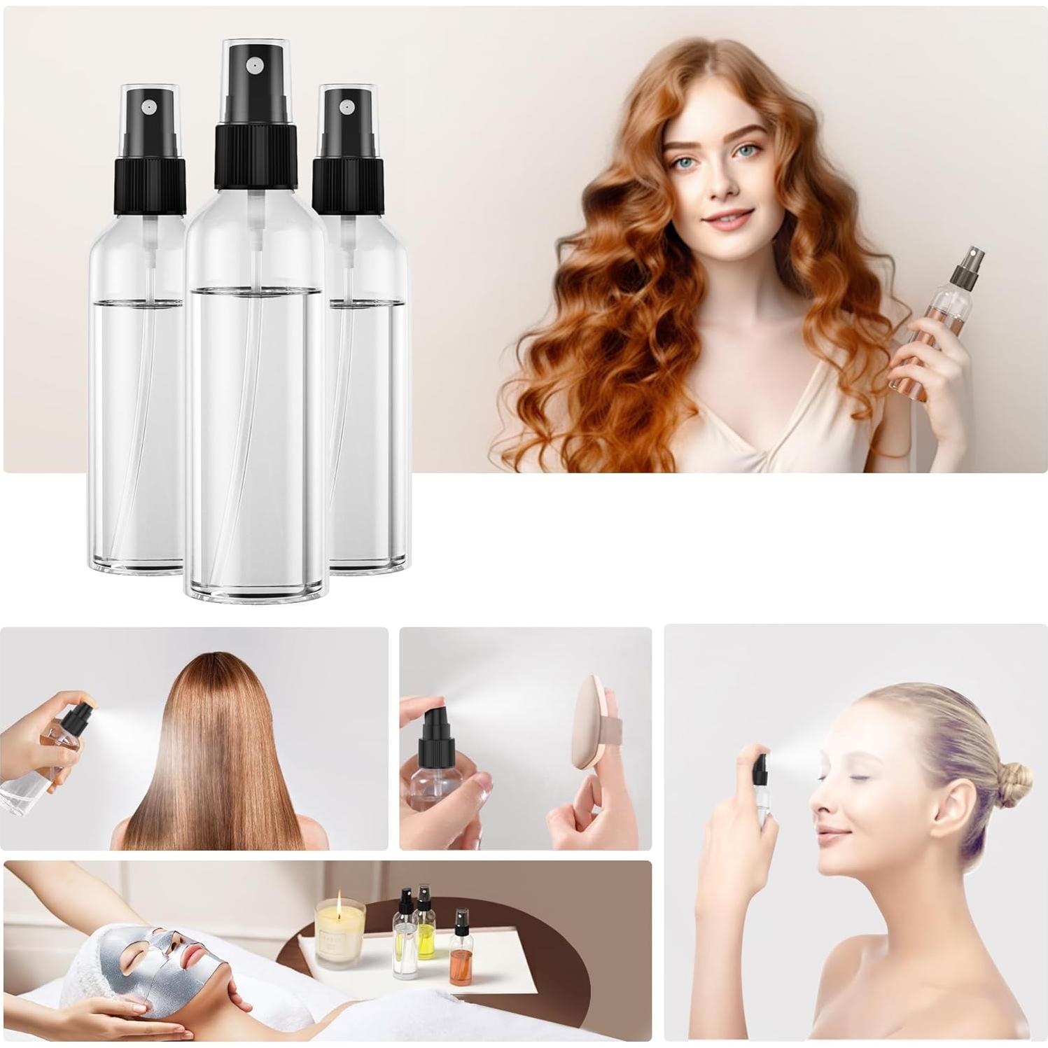 100 Botellas de Spray Pequeñas 30ml EVANCENT Recargables