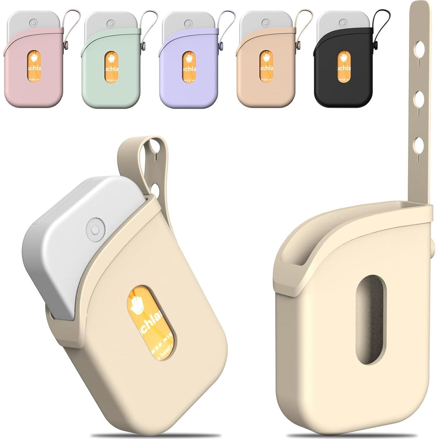 Funda de Silicona Rosa para Spray Desinfectante Touchland 30 ml