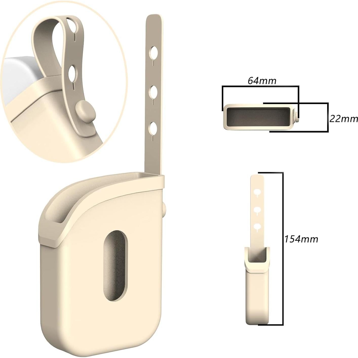 Funda de Silicona Rosa para Spray Desinfectante Touchland 30 ml