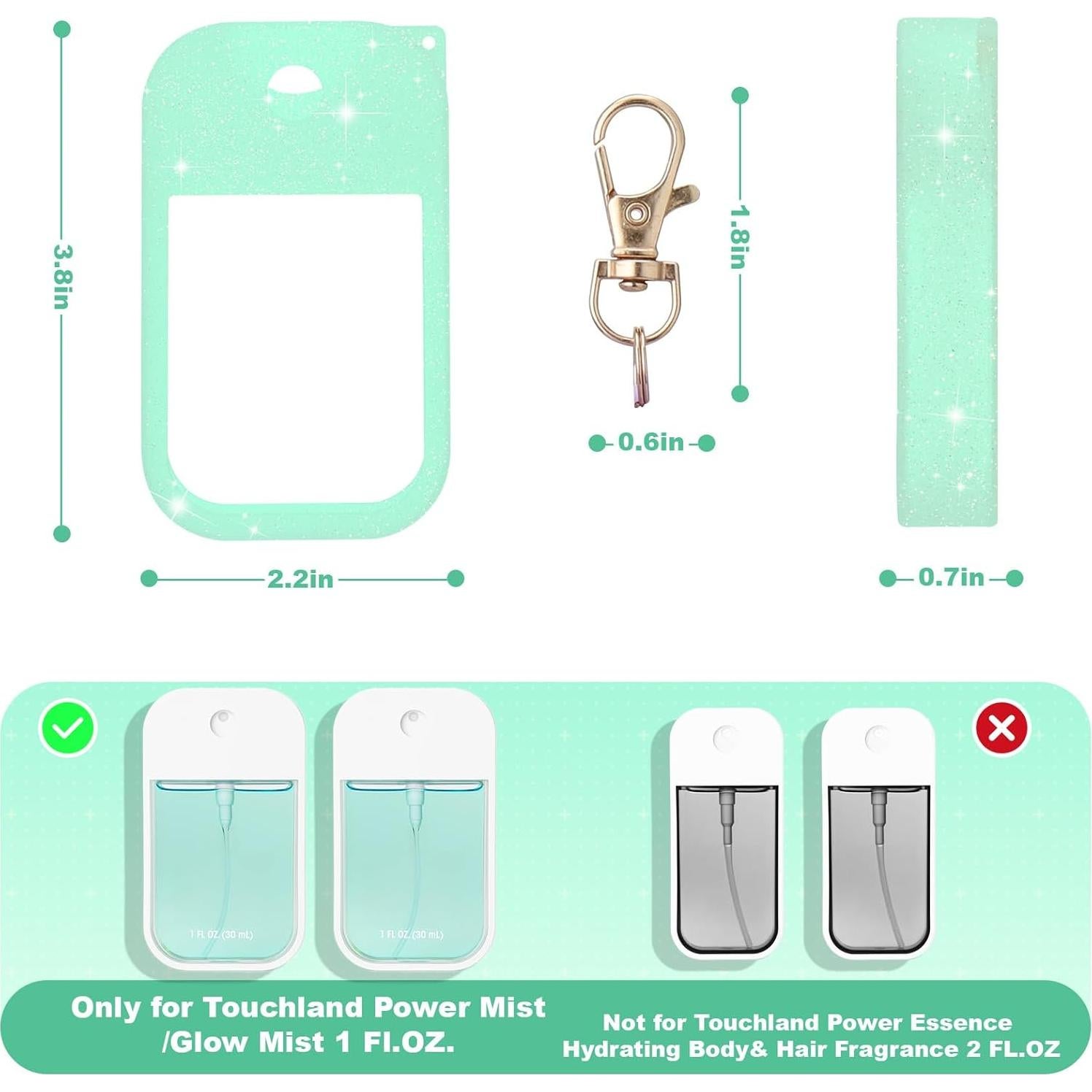 Funda de Silicona Palksky para Spray Desinfectante Touchland 30 mL
