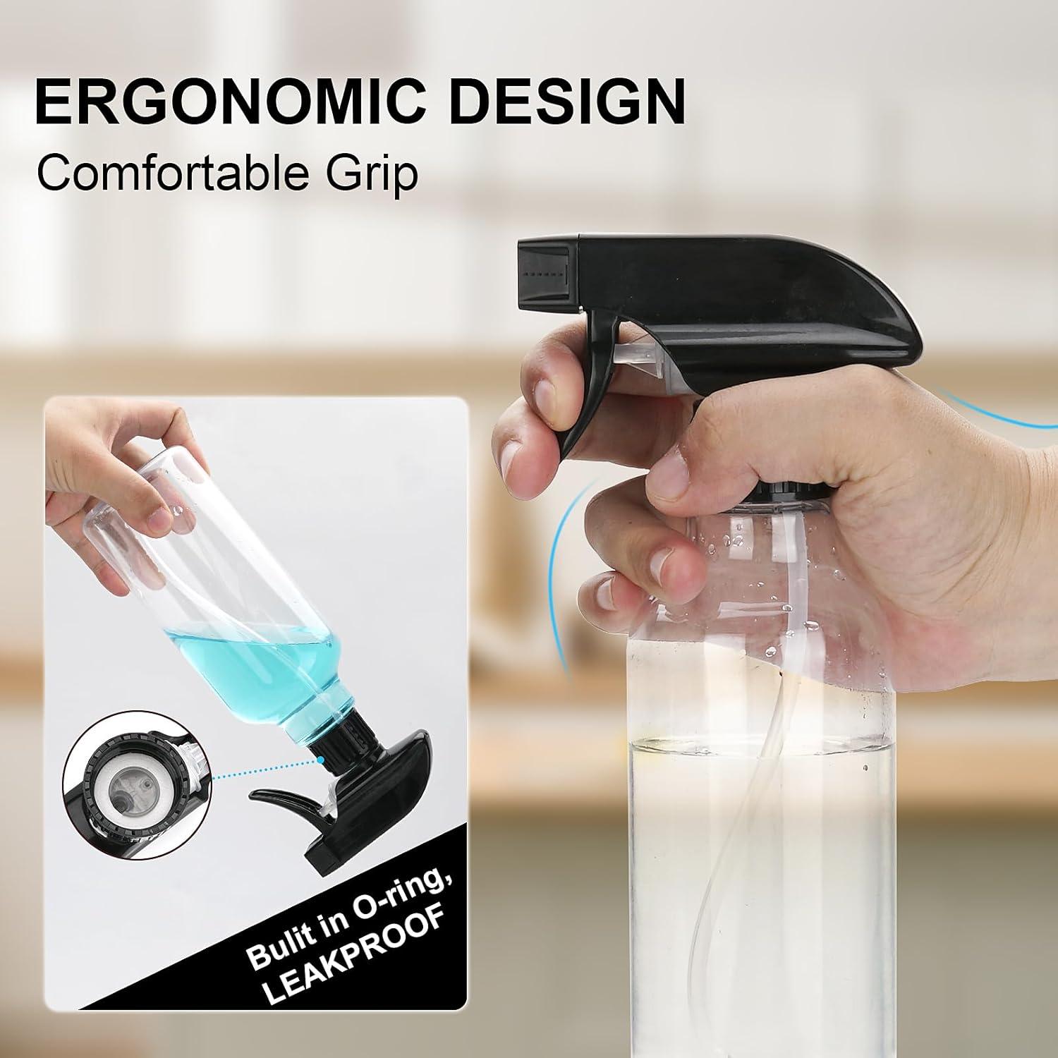 Botellas de Spray Hethyo 500ml Reutilizables 2 Paquete