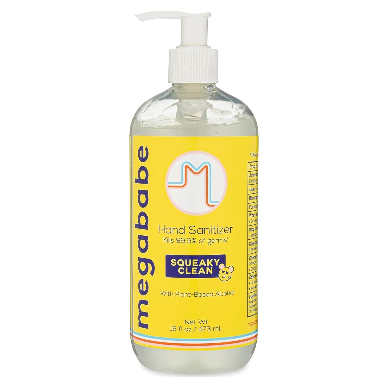 Desinfectante de Manos Megababe 0.45L Vegano Hidratante