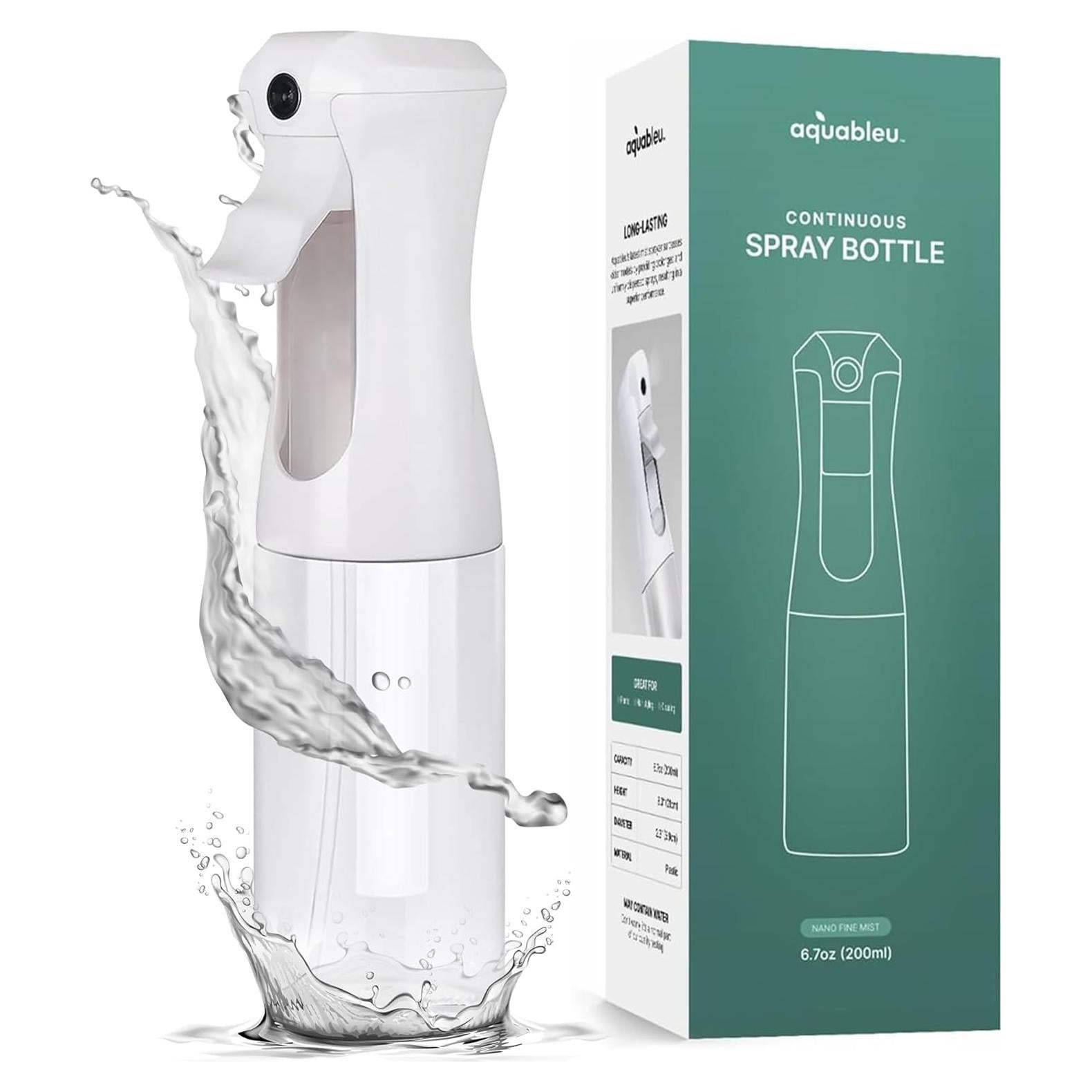 Botella de Spray Aquableu 200ml Niebla Continua Reutilizable