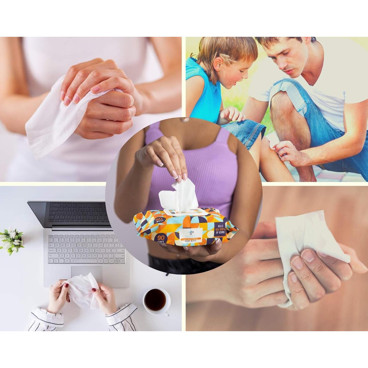 Toallitas Antibacteriales ALTA + 90 Unidades Sin Alcohol