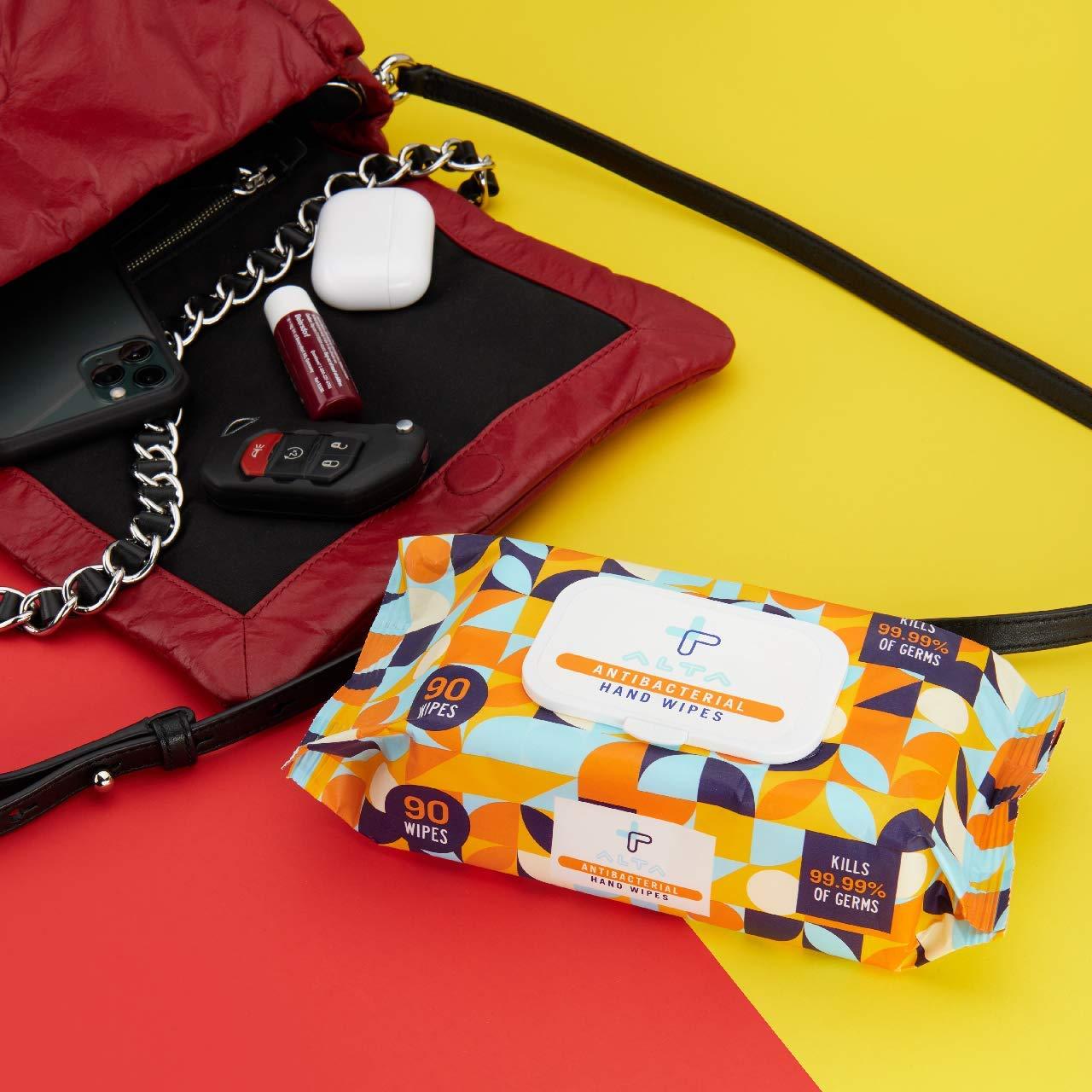 Toallitas Antibacteriales ALTA + 90 Unidades Sin Alcohol