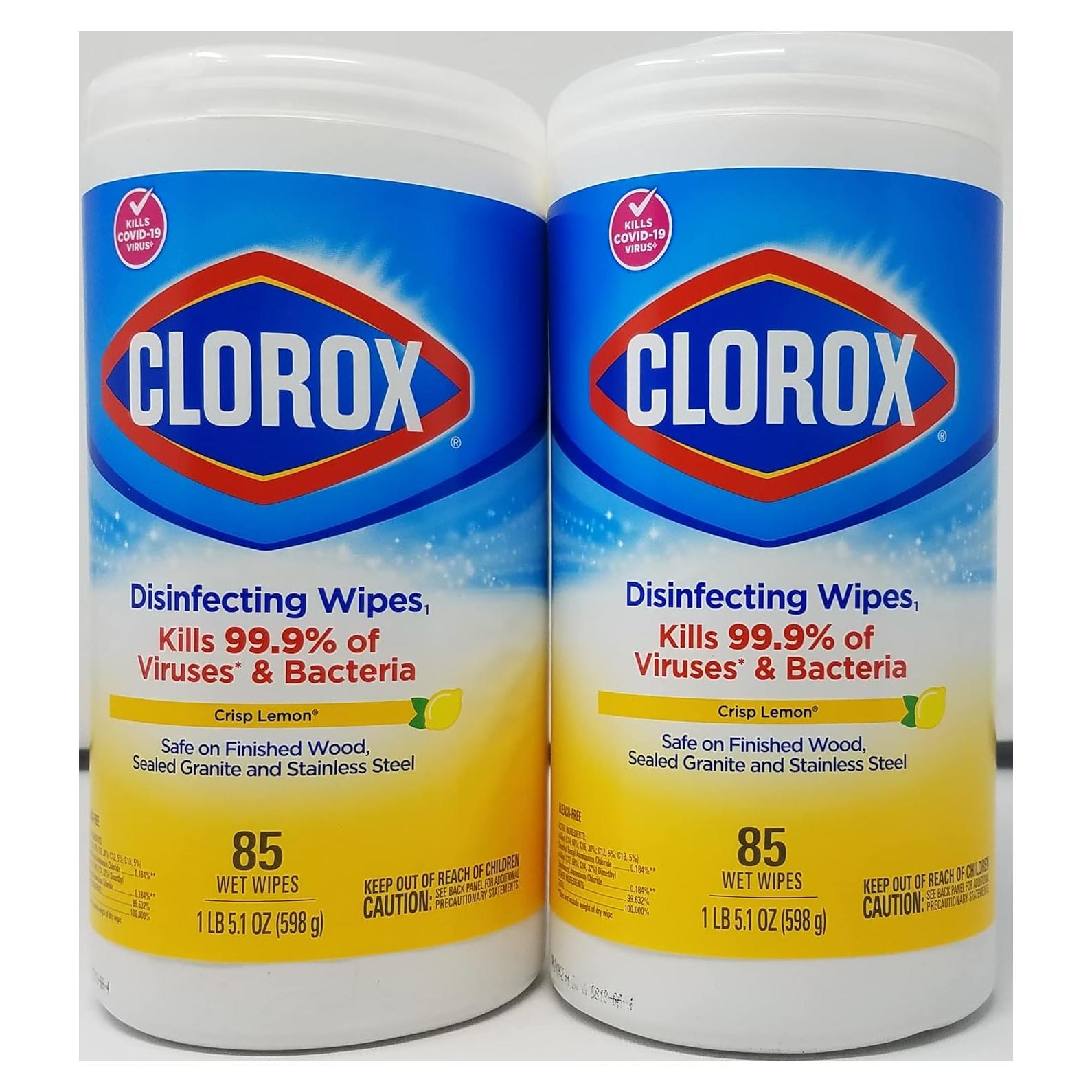 Toallitas Desinfectantes Clorox Aroma Limón Fresco 170 Unidades