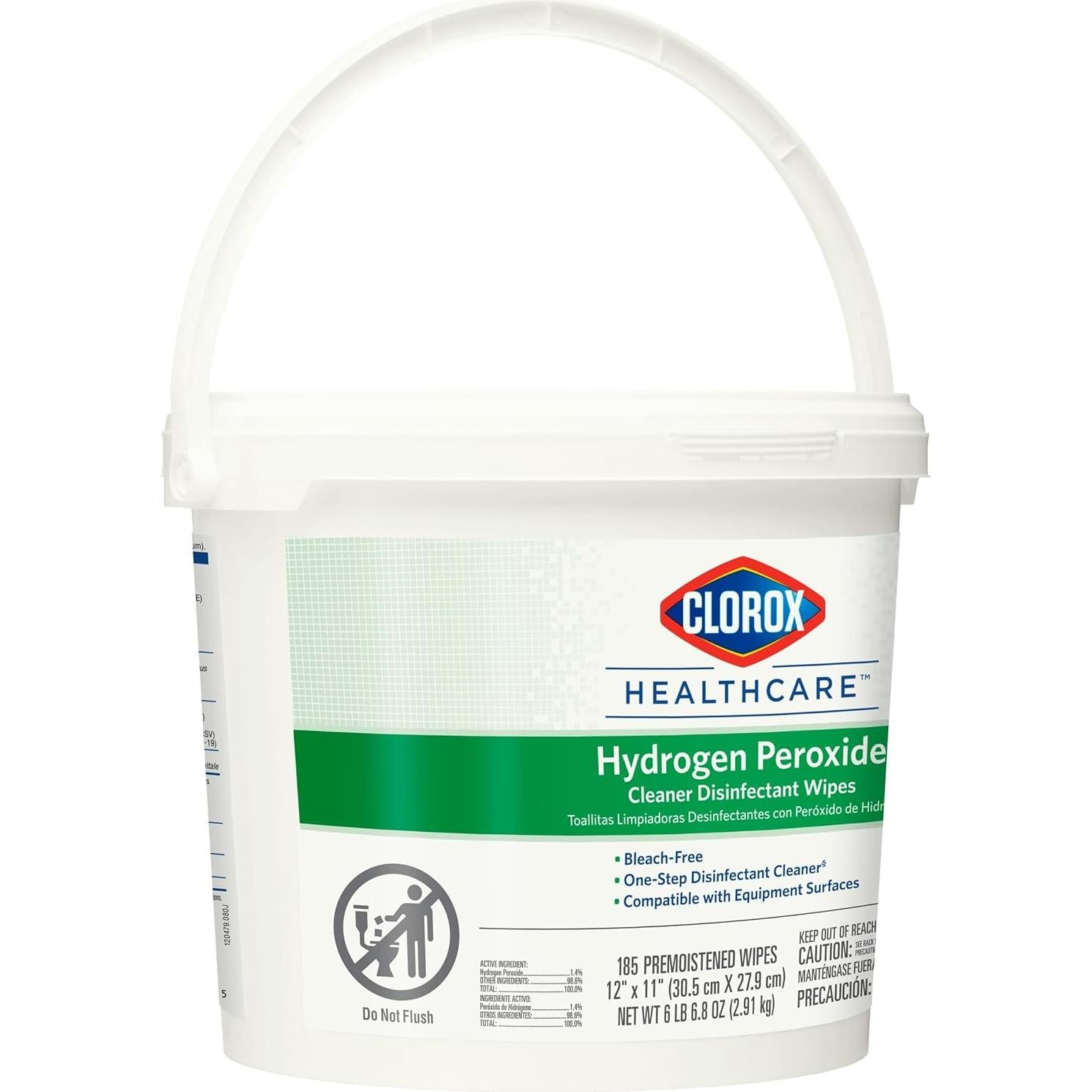 Toallitas Desinfectantes Clorox Healthcare 185 Unidades 30.48x27.94cm