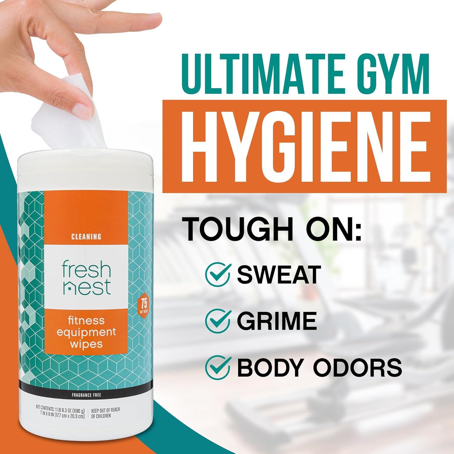 Toallitas de Limpieza Fresh Nest 75 Cuentas para Gimnasio