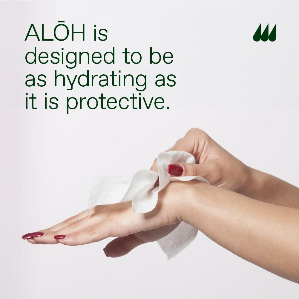 Toallitas Desinfectantes ALO Peppermint Eucalyptus 60ct