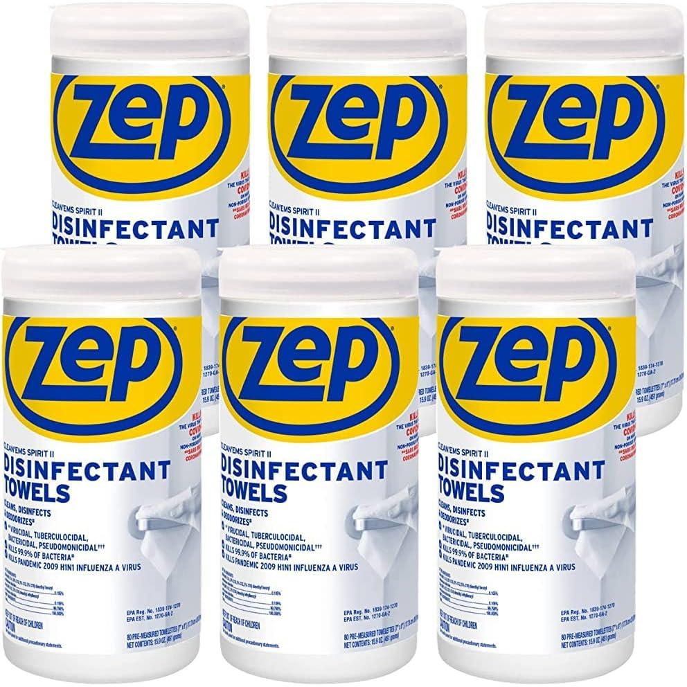 Toallitas Desinfectantes Zep Clean'Ems Spirit II - 40 Unidades