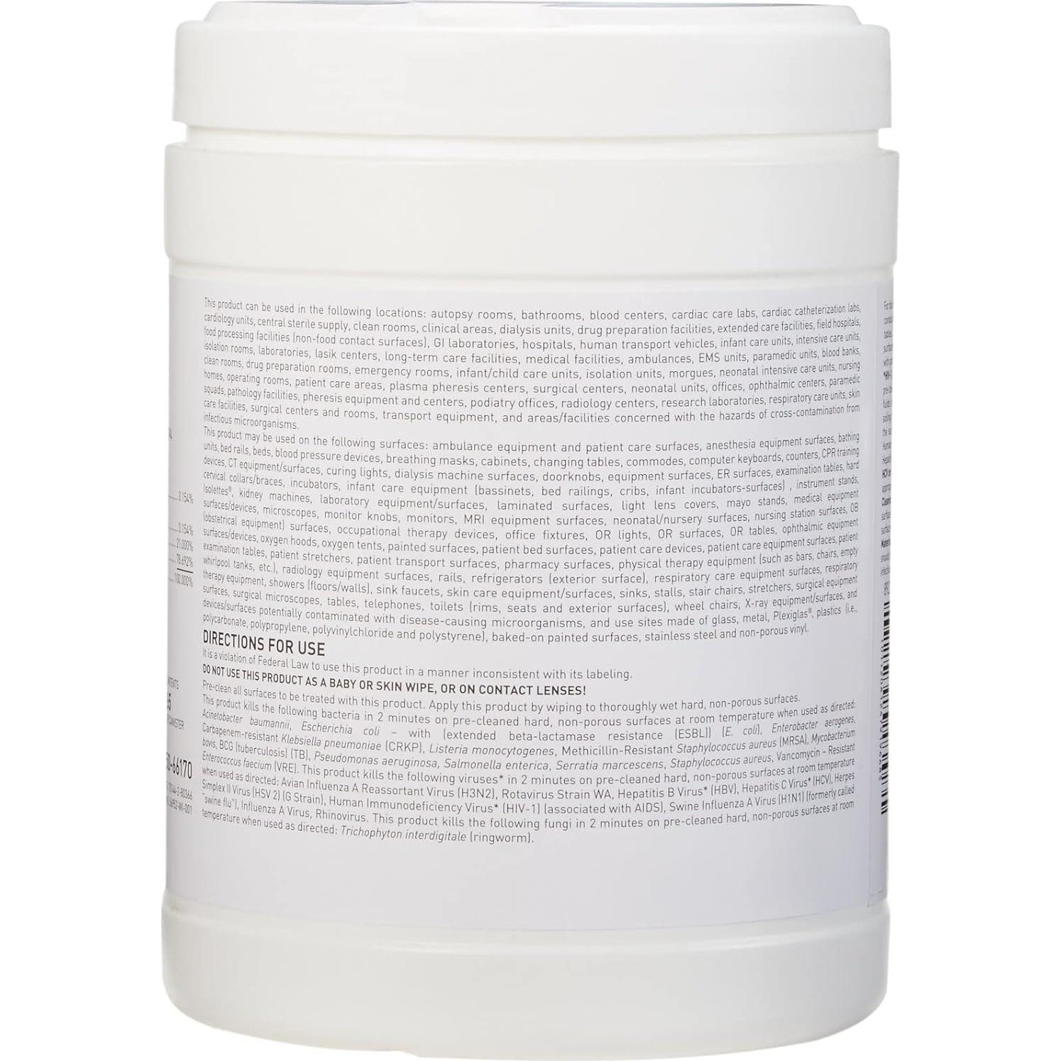 Toallitas Desinfectantes McKesson 65 Unidades - Germicidas para Superficies