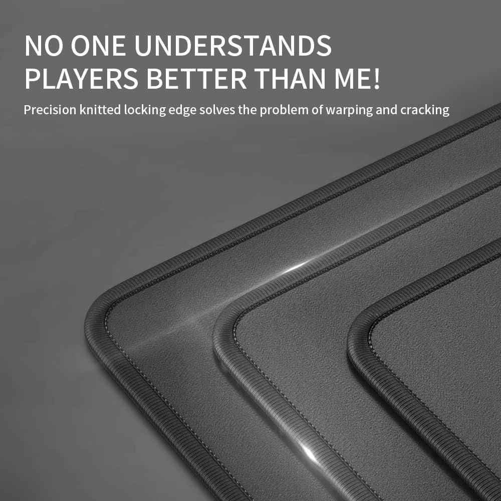 Paquete de 3 Alfombrillas de Ratón YUGMCOCE 25.9x21.1 cm Negro