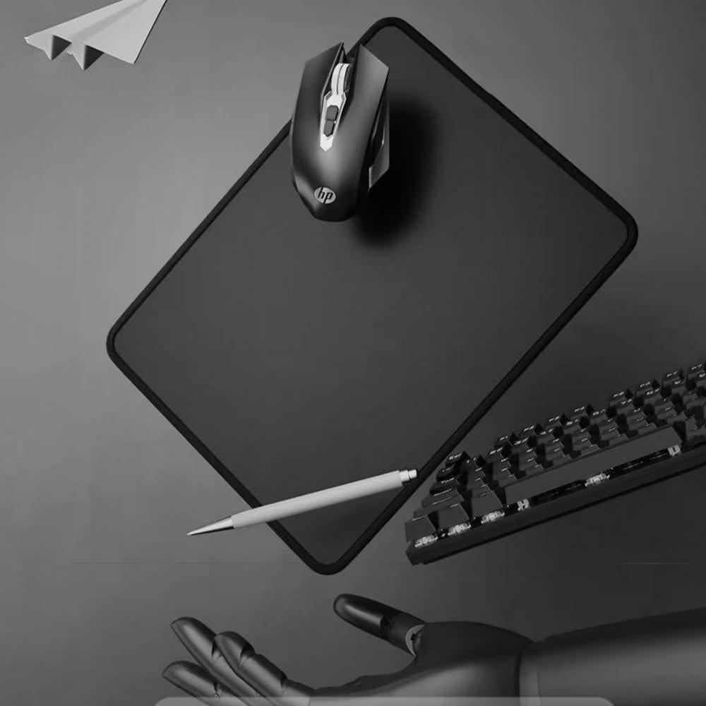 Paquete de 3 Alfombrillas de Ratón YUGMCOCE 25.9x21.1 cm Negro