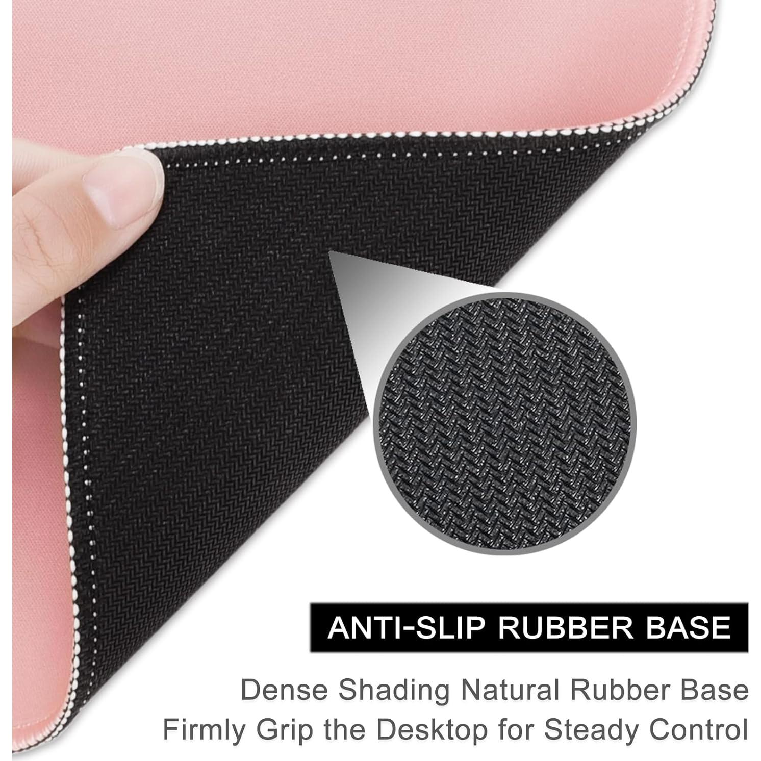 Alfombrilla de Ratón Hsurbtra Rosa Cuadrada 26 x 21 cm Antideslizante