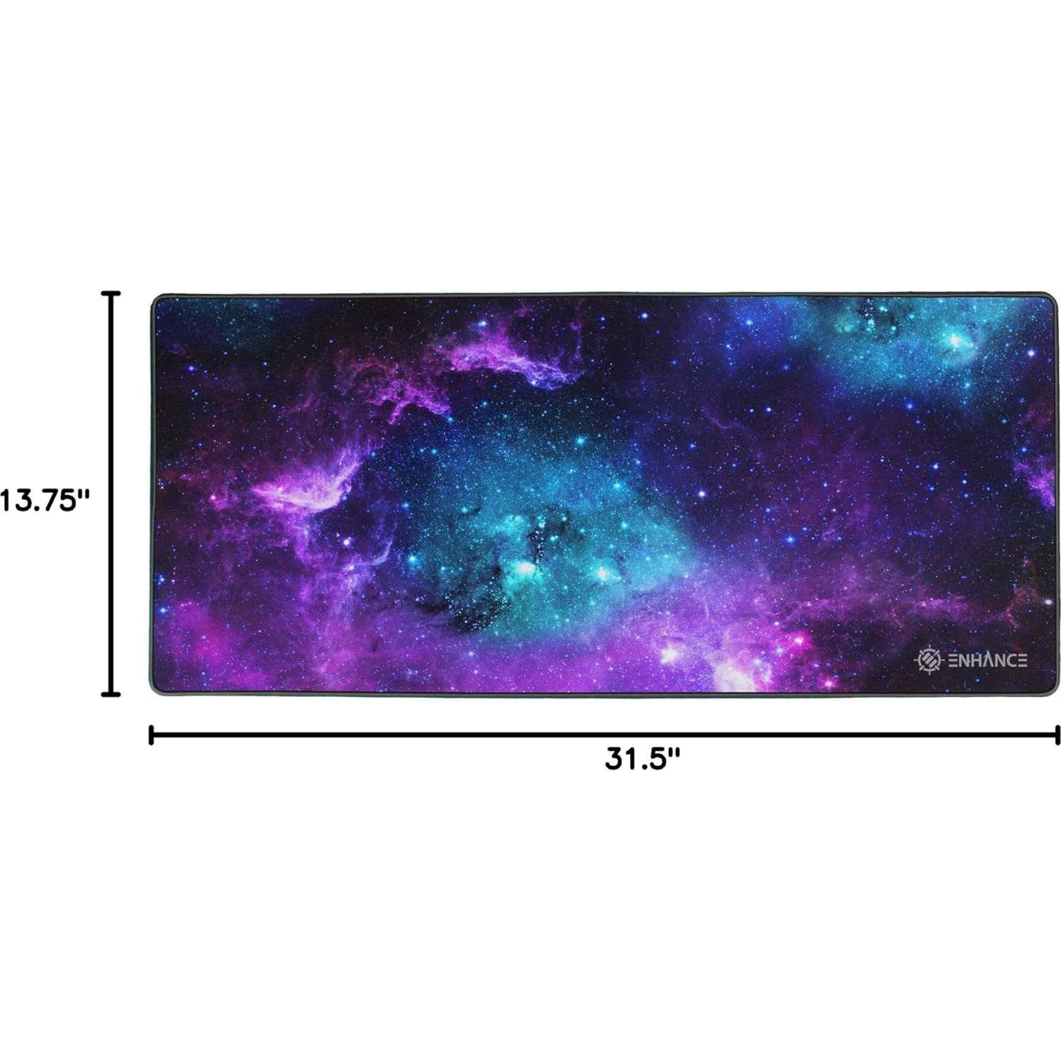Almohadilla de Ratón XL ENHANCE Patógeno Galaxia 80x32.5cm