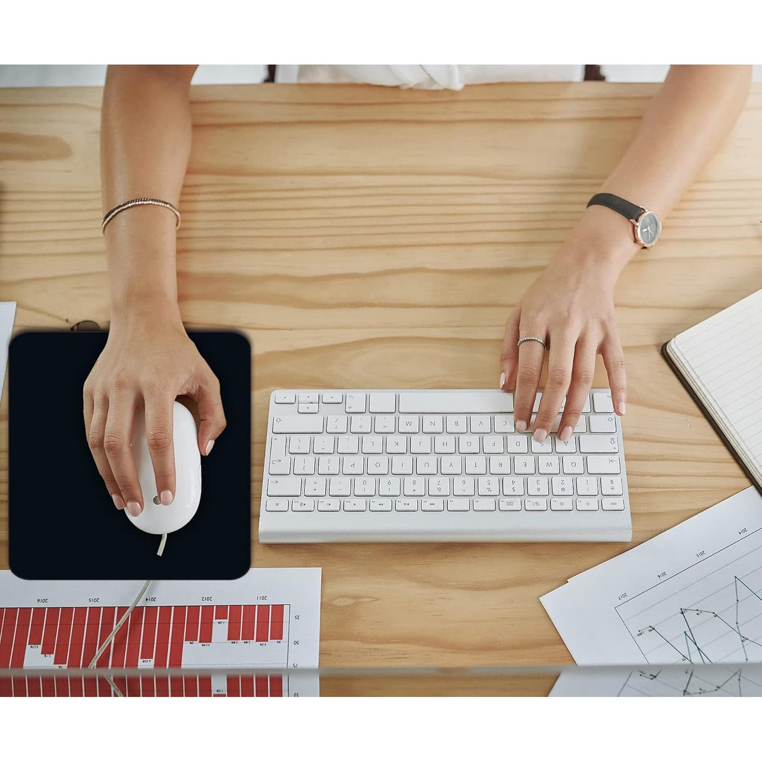 Alfombrilla de Ratón Cuadrada CZDZYMJYHS Impermeable 23x23 cm