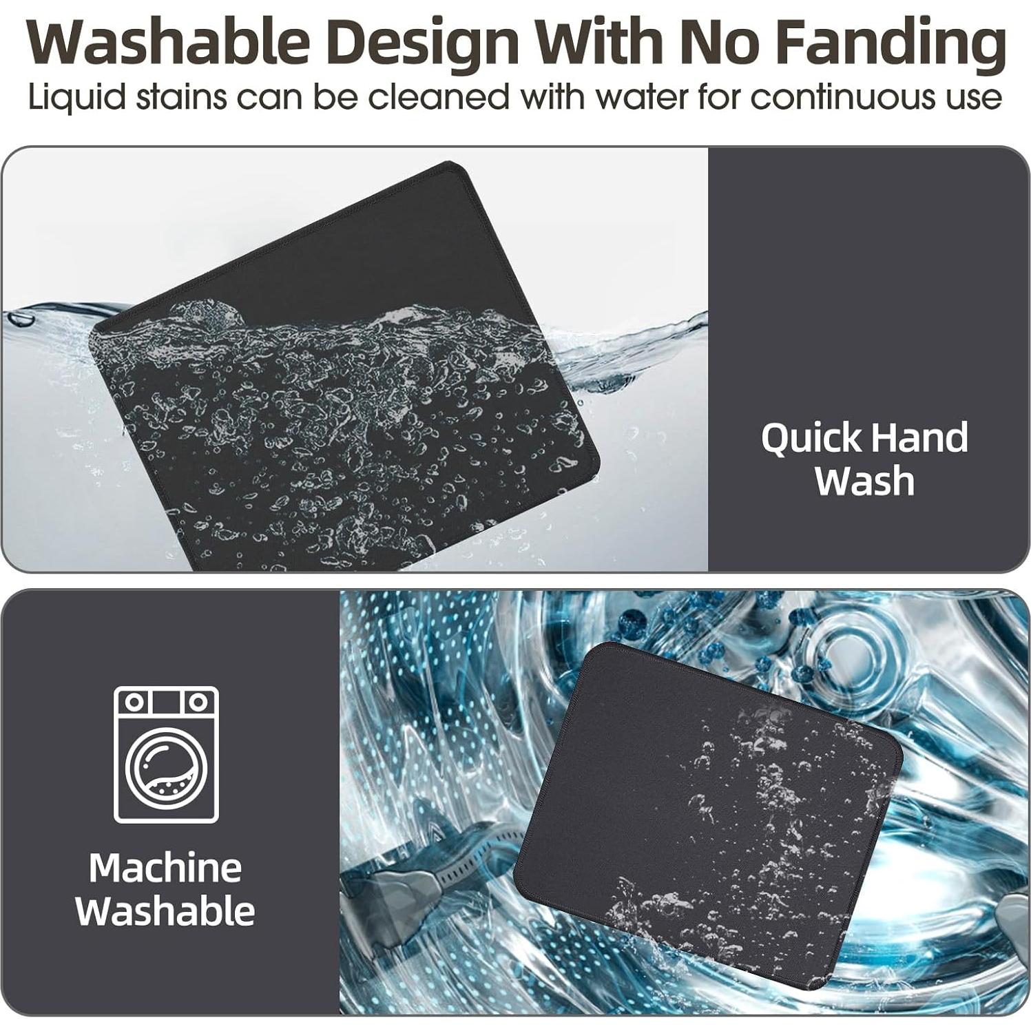 Alfombrillas de Ratón Sixcat, 3 Piezas, Antideslizantes, 25.9x21cm