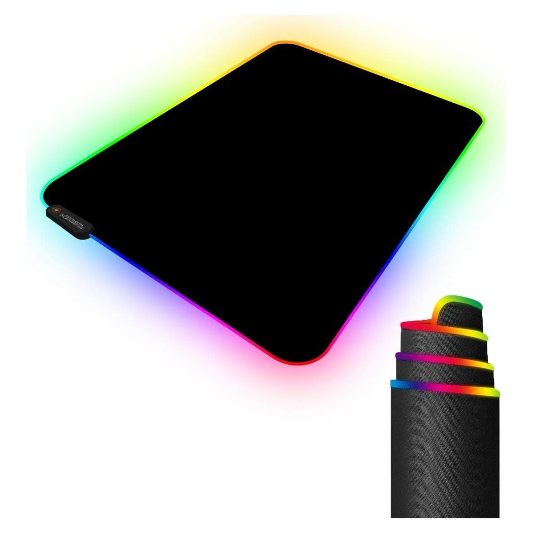 Alfombrilla de Ratón RGB DOGAIN 34.8x26.2 cm 11 Modos Iluminación