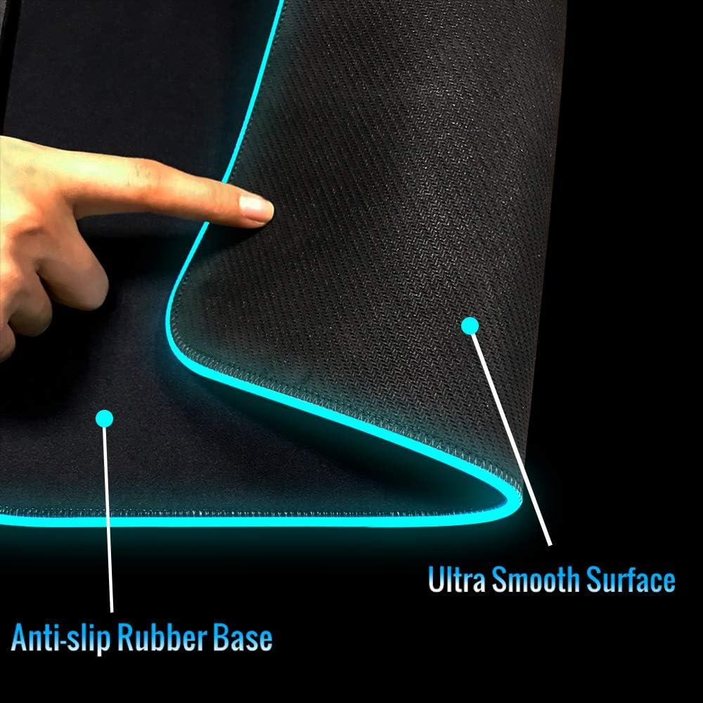 Alfombrilla de Ratón RGB DOGAIN 34.8x26.2 cm 11 Modos Iluminación