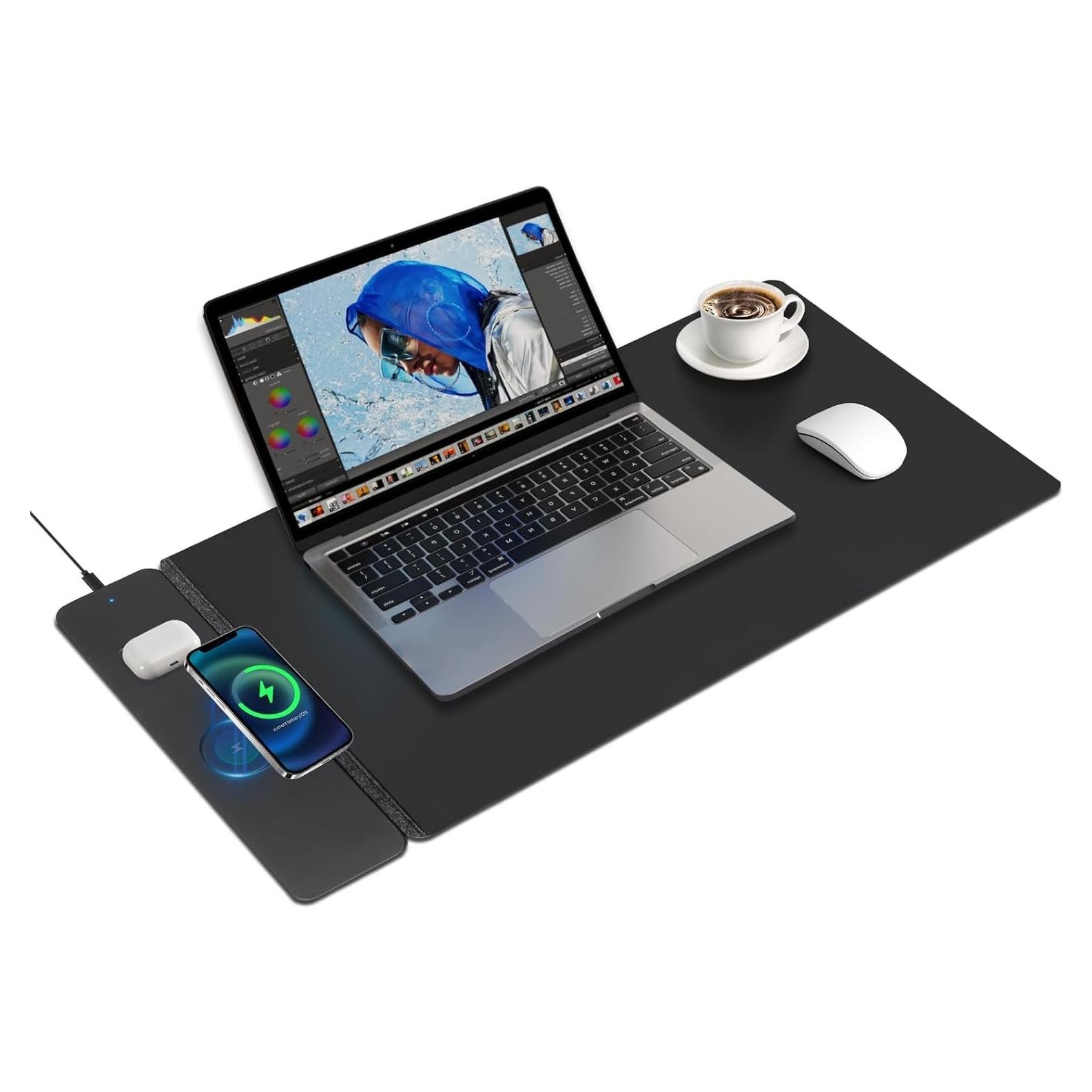 Alfombrilla de Carga Inalámbrica NovaPixel S88 - Negro