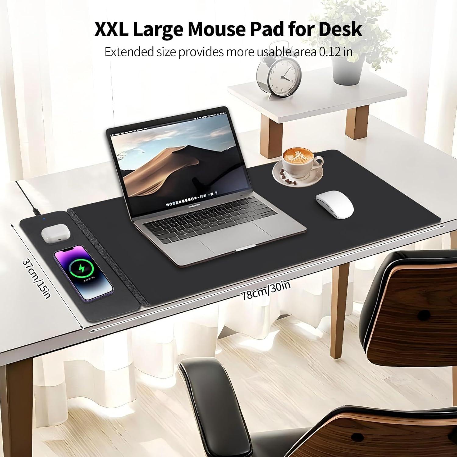 Alfombrilla de Carga Inalámbrica NovaPixel S88 - Negro