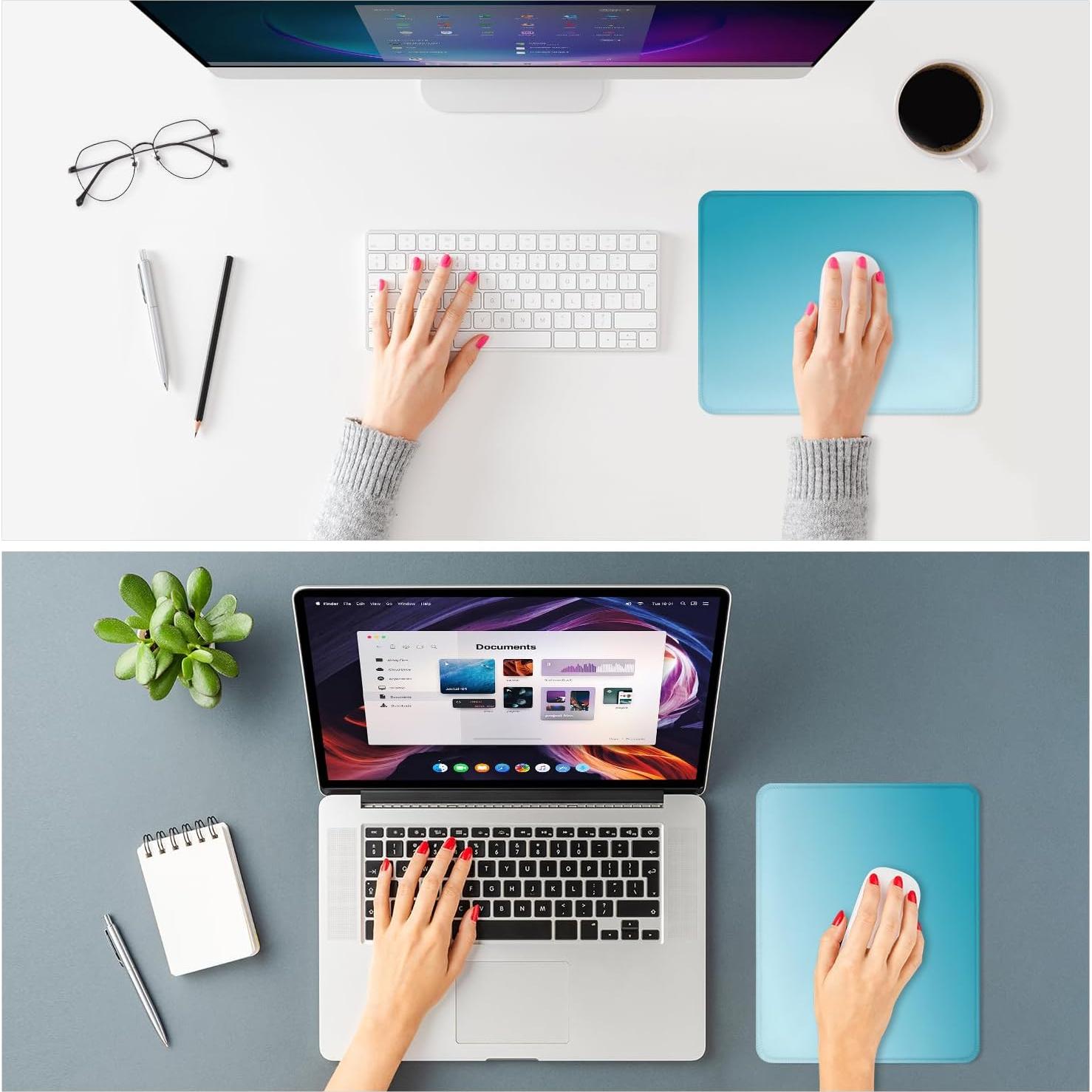 Alfombrilla de Ratón ITNRSIIET Antideslizante 25.9x21.1 cm Aqua