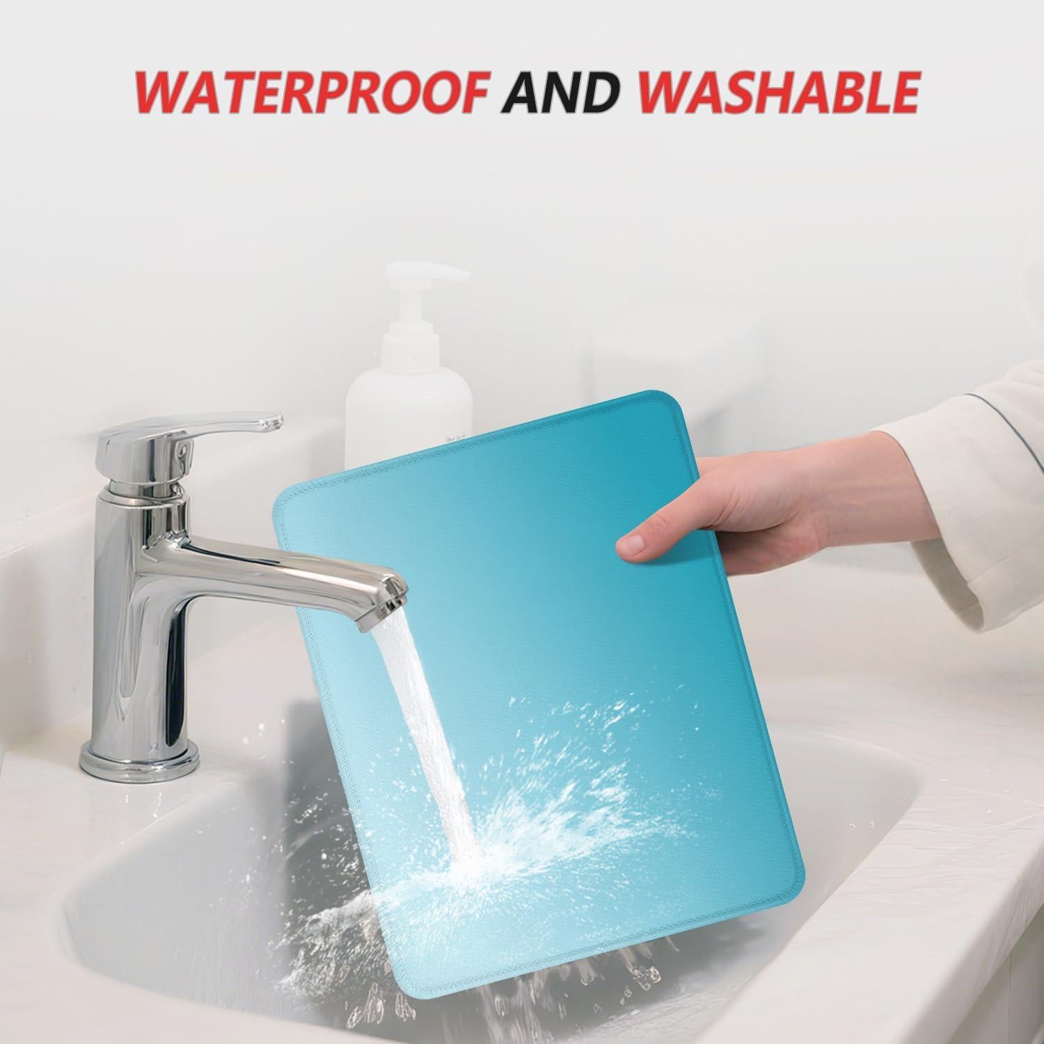 Alfombrilla de Ratón ITNRSIIET Antideslizante 25.9x21.1 cm Aqua