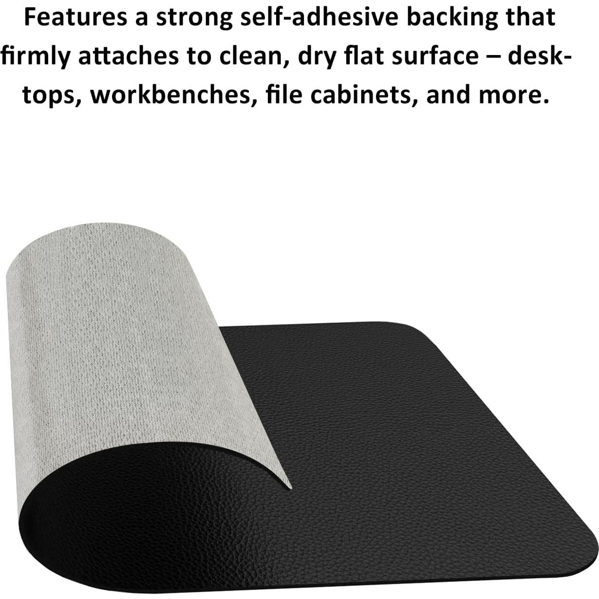 Almohadillas de Ratón Autoadhesivas HETTHI 12.4x22.4cm Negro