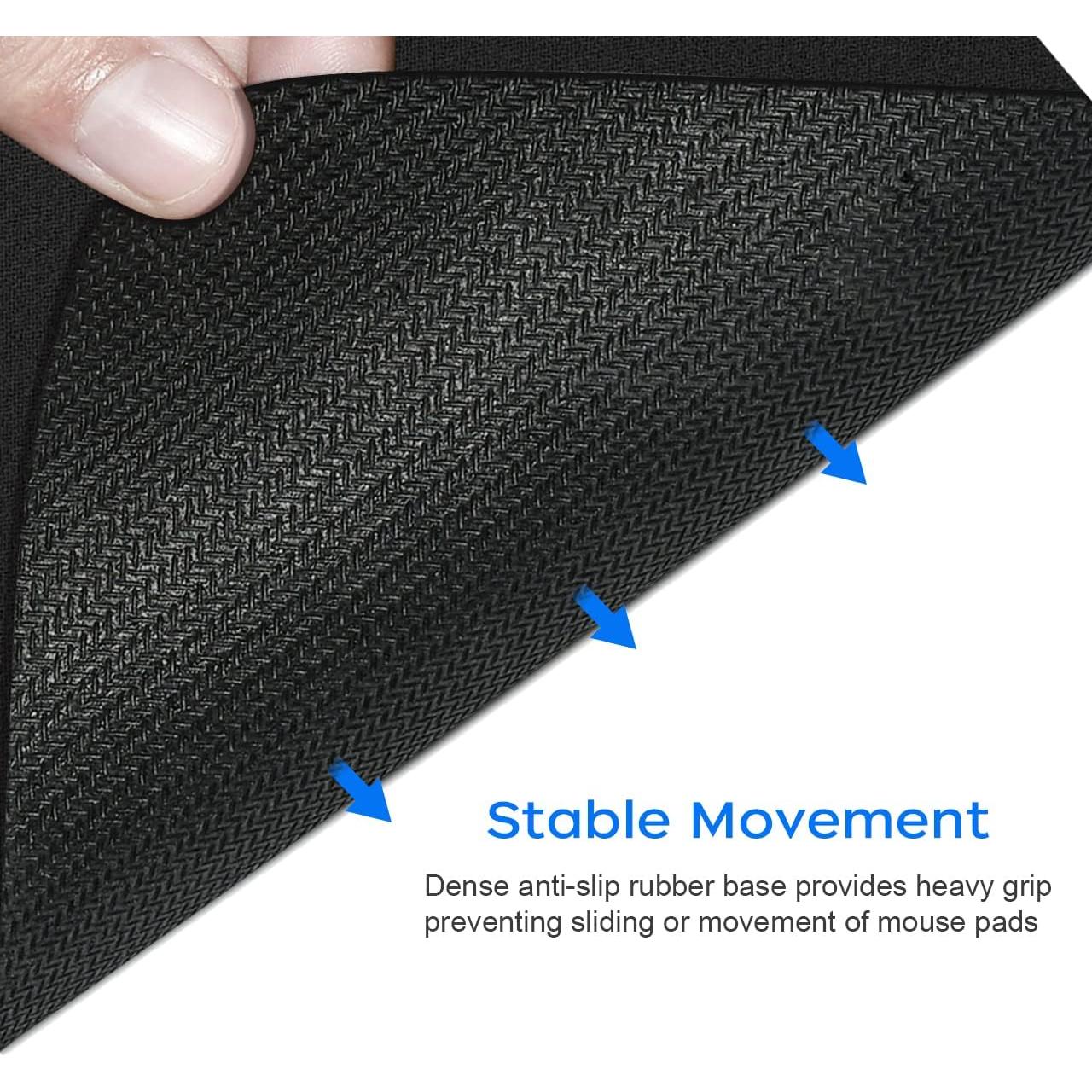 Alfombrilla de Ratón JIKIOU 3 Pack 24x20cm Antideslizante