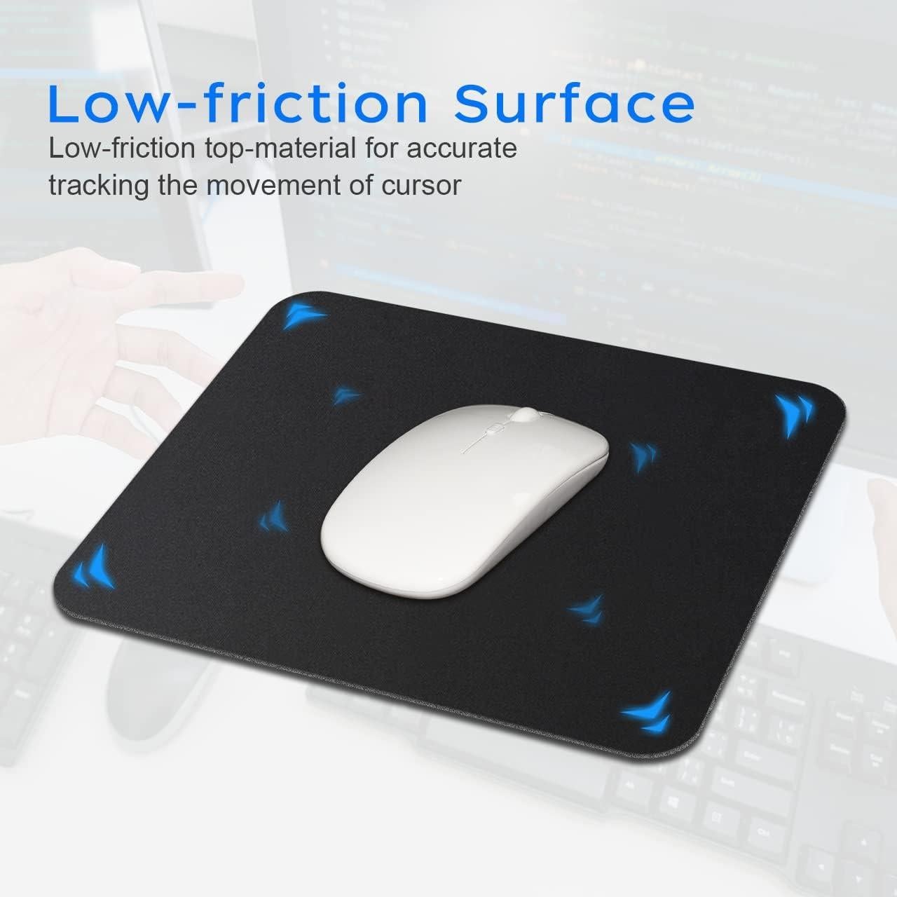 Alfombrilla de Ratón JIKIOU 3 Pack 24x20cm Antideslizante