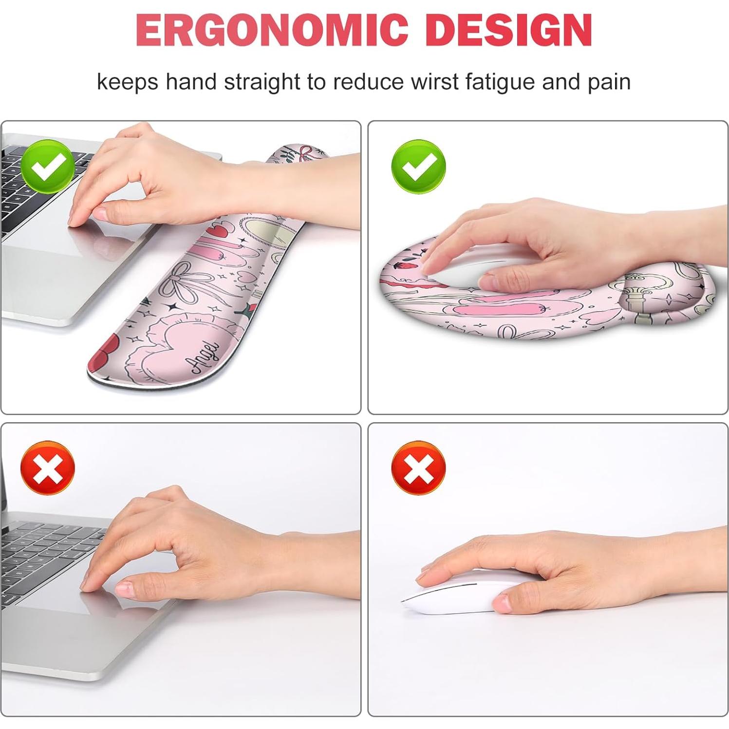 Alfombrilla de Ratón Ergonómica ToLuLu XXL con Reposamuñecas