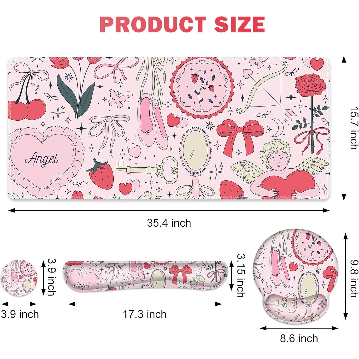 Alfombrilla de Ratón Ergonómica ToLuLu XXL con Reposamuñecas